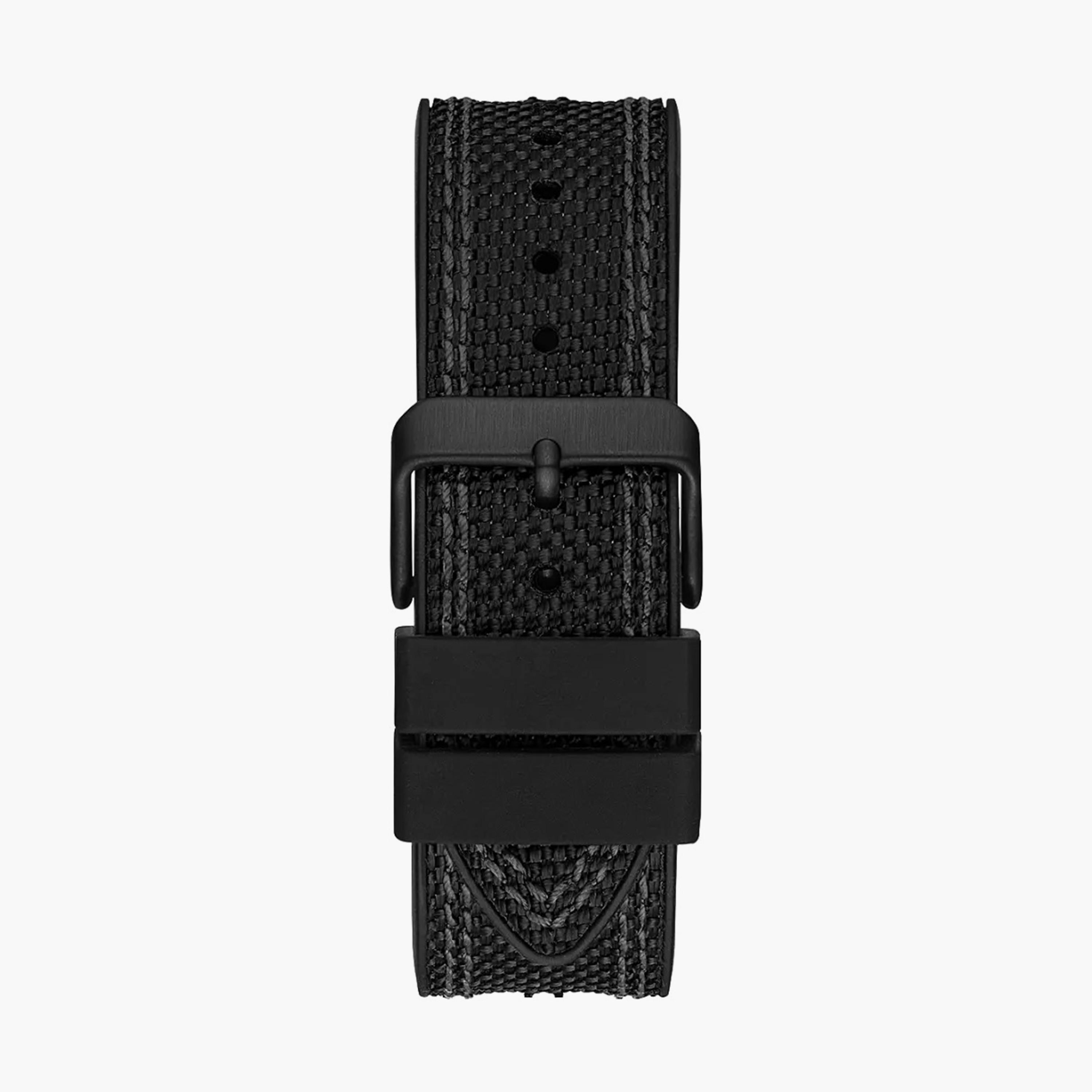 Guess Men's Black Chronograph Silicone Strap Watch - GW0422G2 | 43 MM-men-watchesandjewellery-watches-image-3