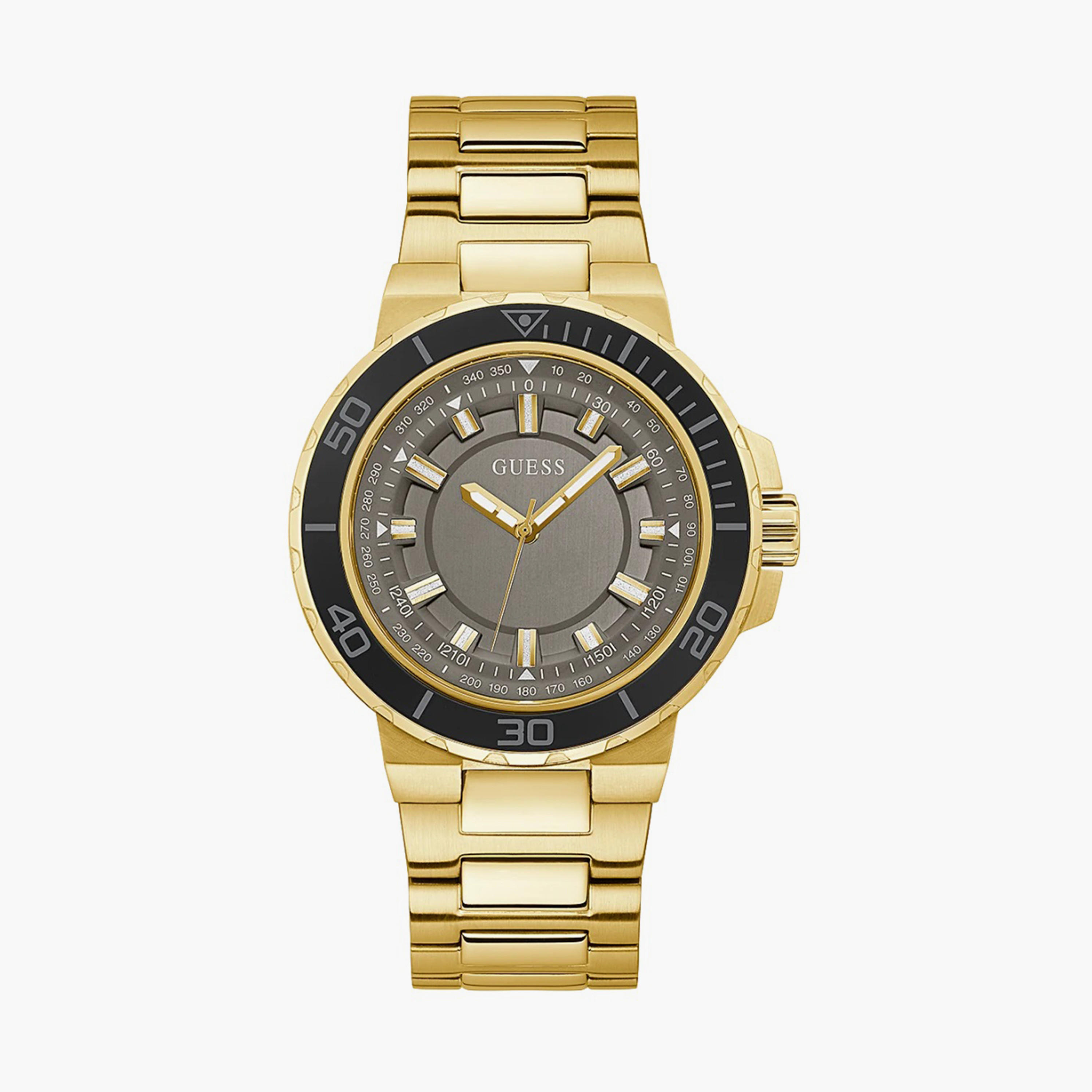 GW0426G2 ساعة يد أنالوج الرجالي بسوار ستانلس ستيل بلون ذهبي من جيس -men-watchesandjewellery-watches-image-1