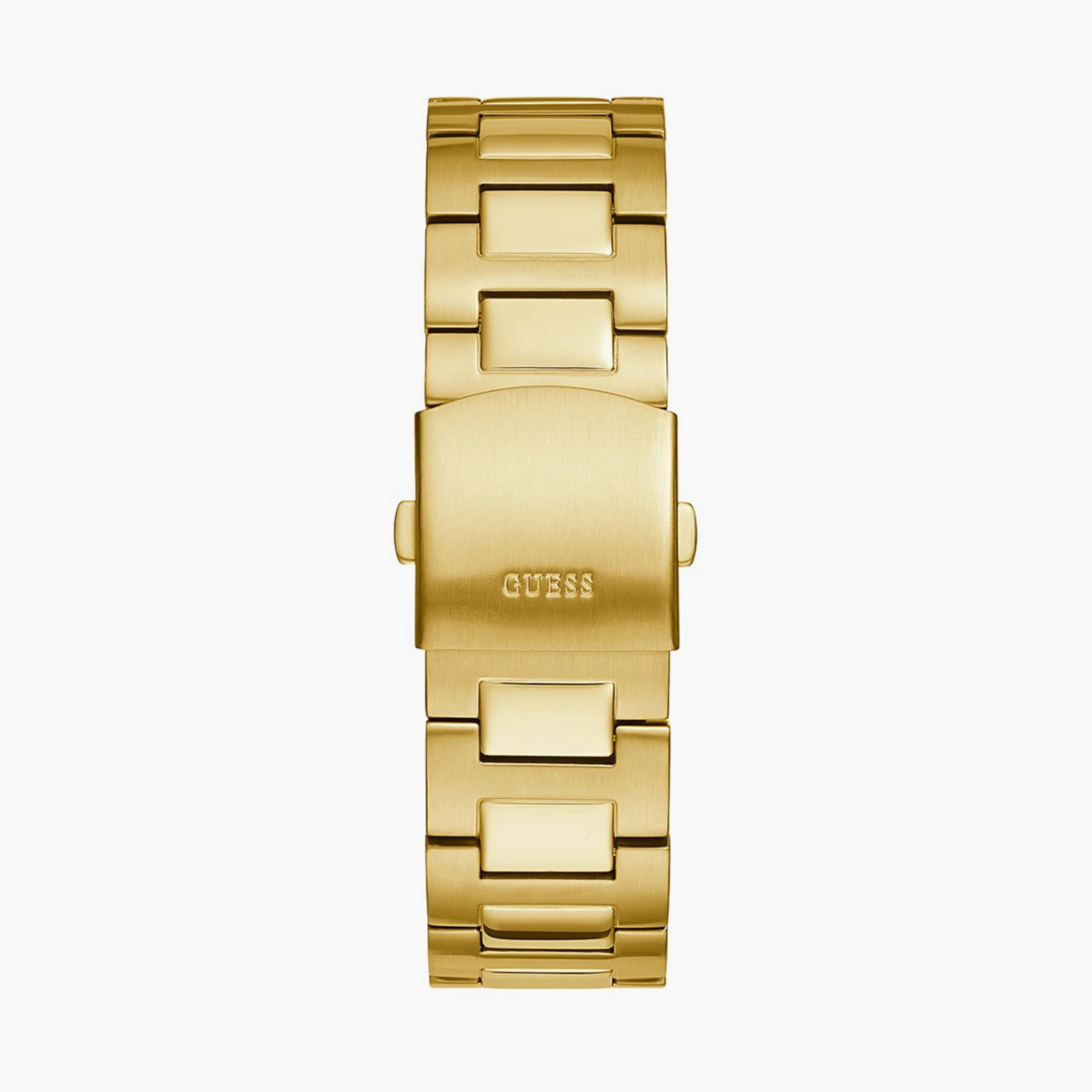 Guess Men's Gold Analog Stainless Steel Strap Watch - GW0426G2-men-watchesandjewellery-watches-image-3