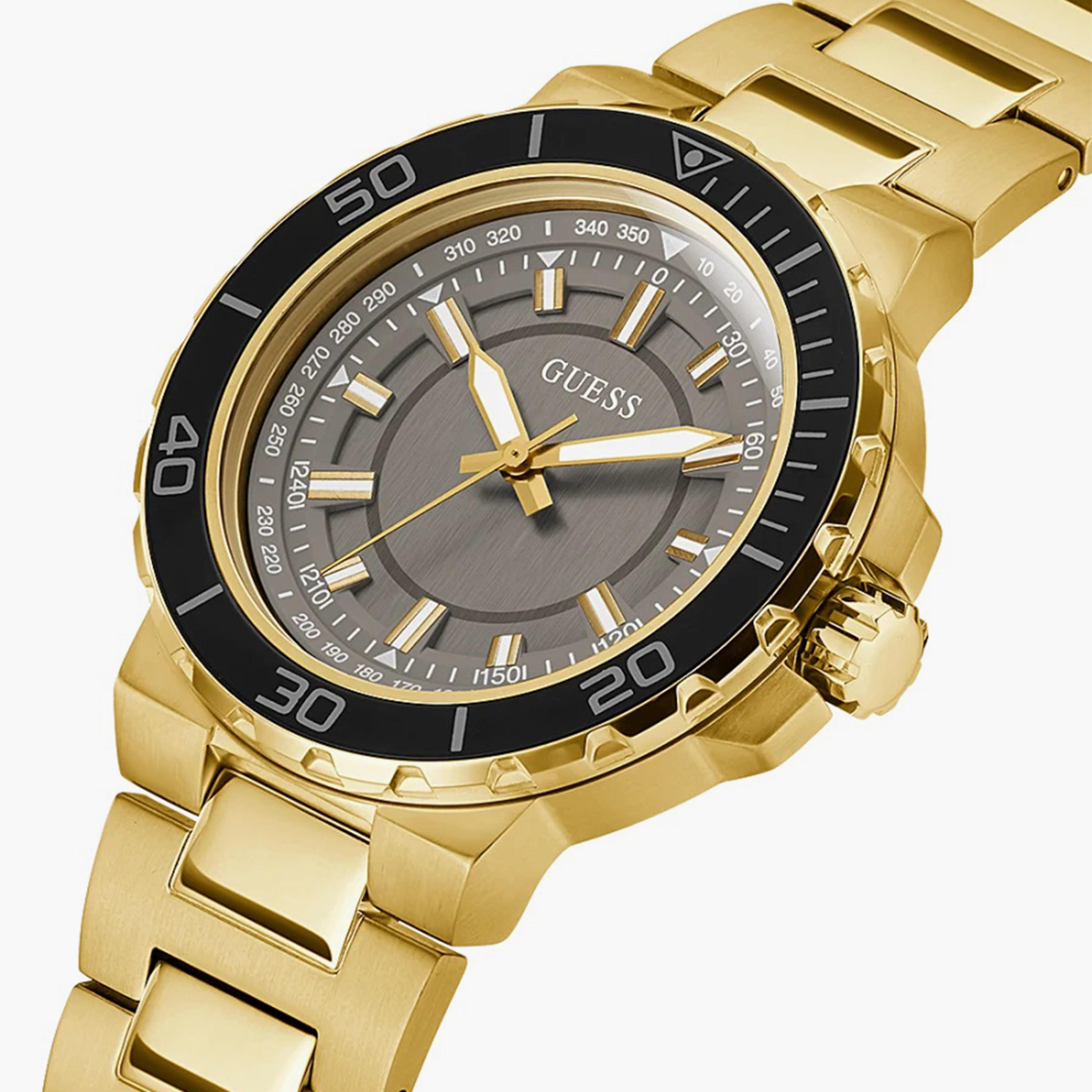 GW0426G2 ساعة يد أنالوج الرجالي بسوار ستانلس ستيل بلون ذهبي من جيس -men-watchesandjewellery-watches-image-4