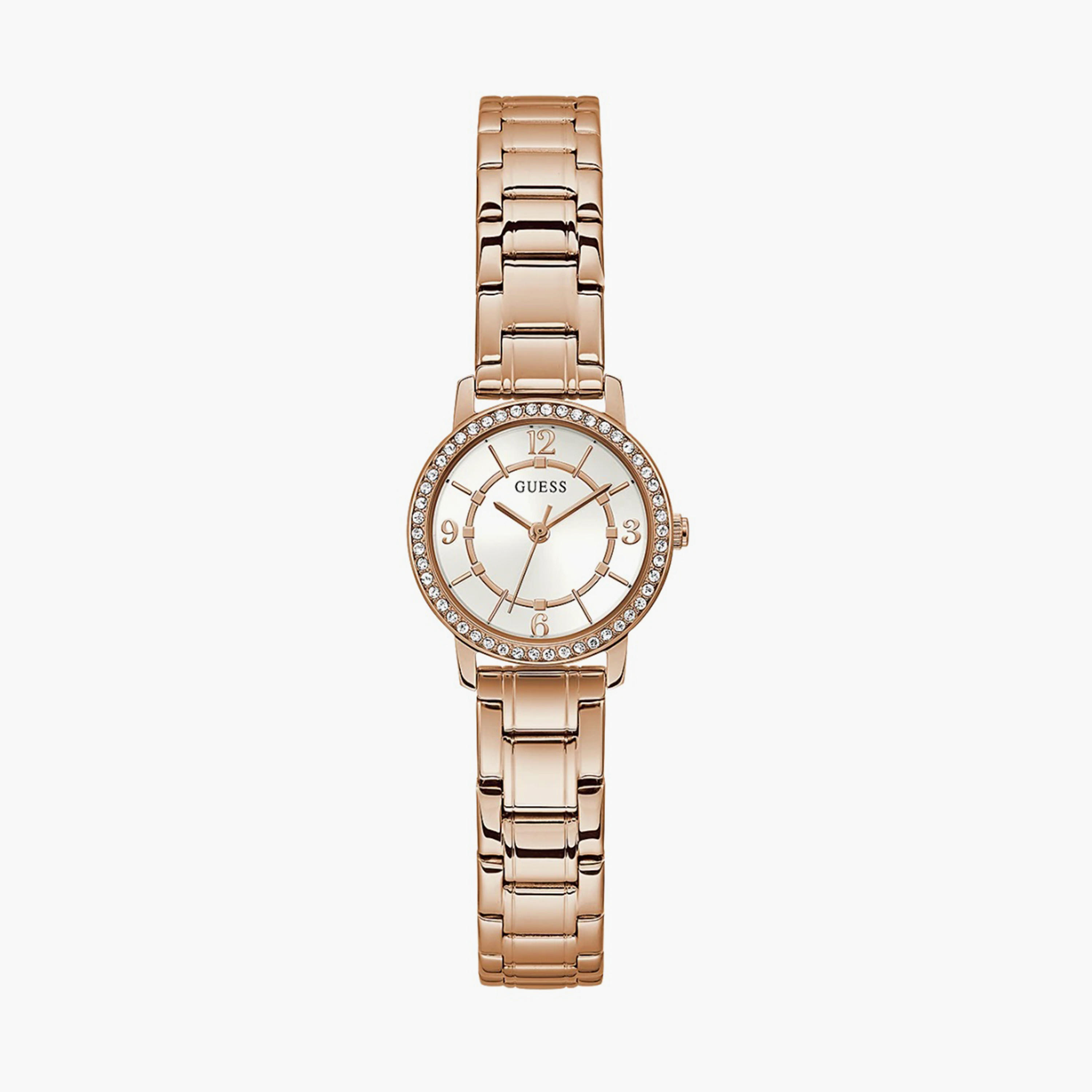 Guess Rose Gold Analog Stainless Steel Strap Watch - GW0468L3-women-watchesandjewellery-watches-image-1