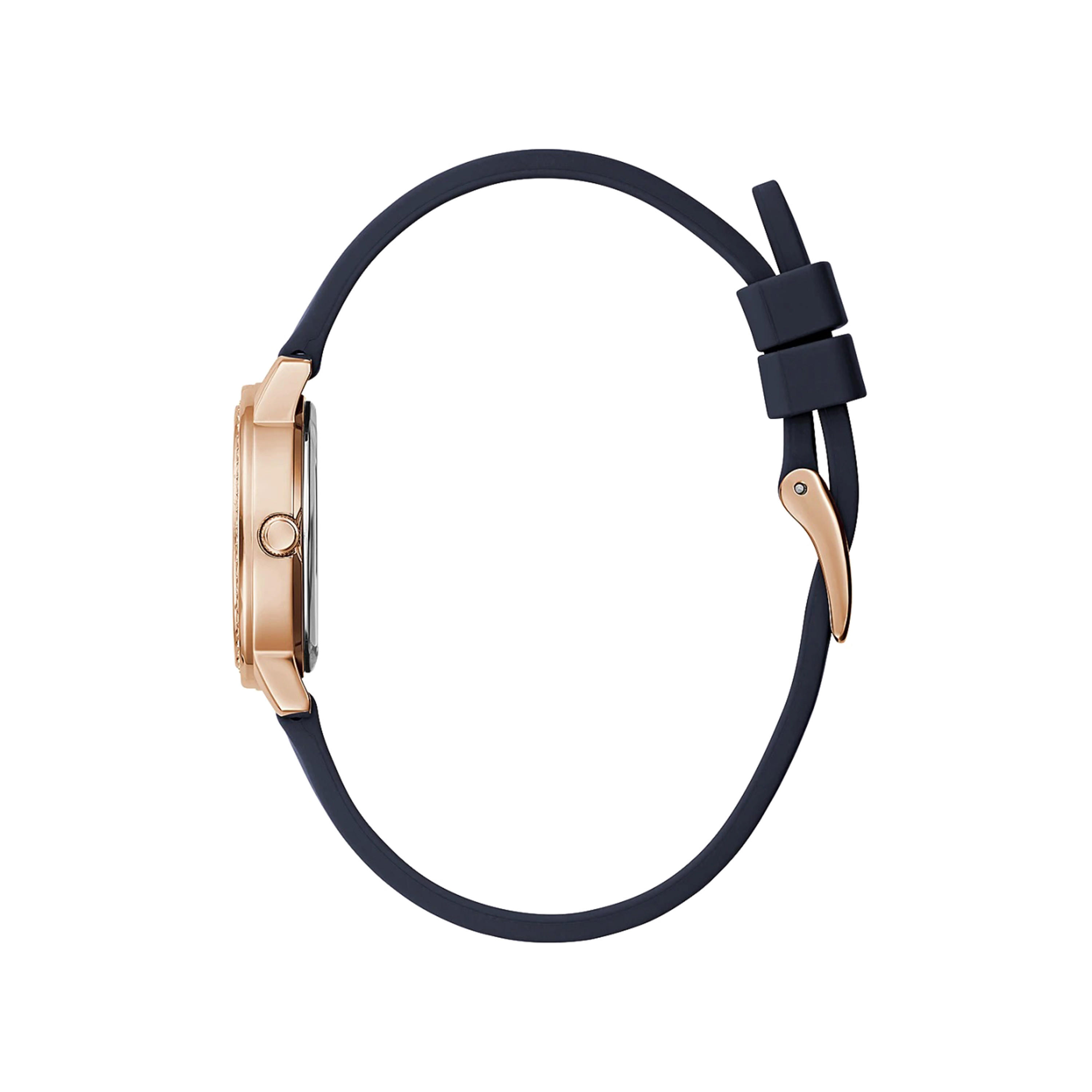 Guess Navy Analog Silicone Strap Watch - GW0469L2 | 28 MM-women-watchesandjewellery-watches-image-2