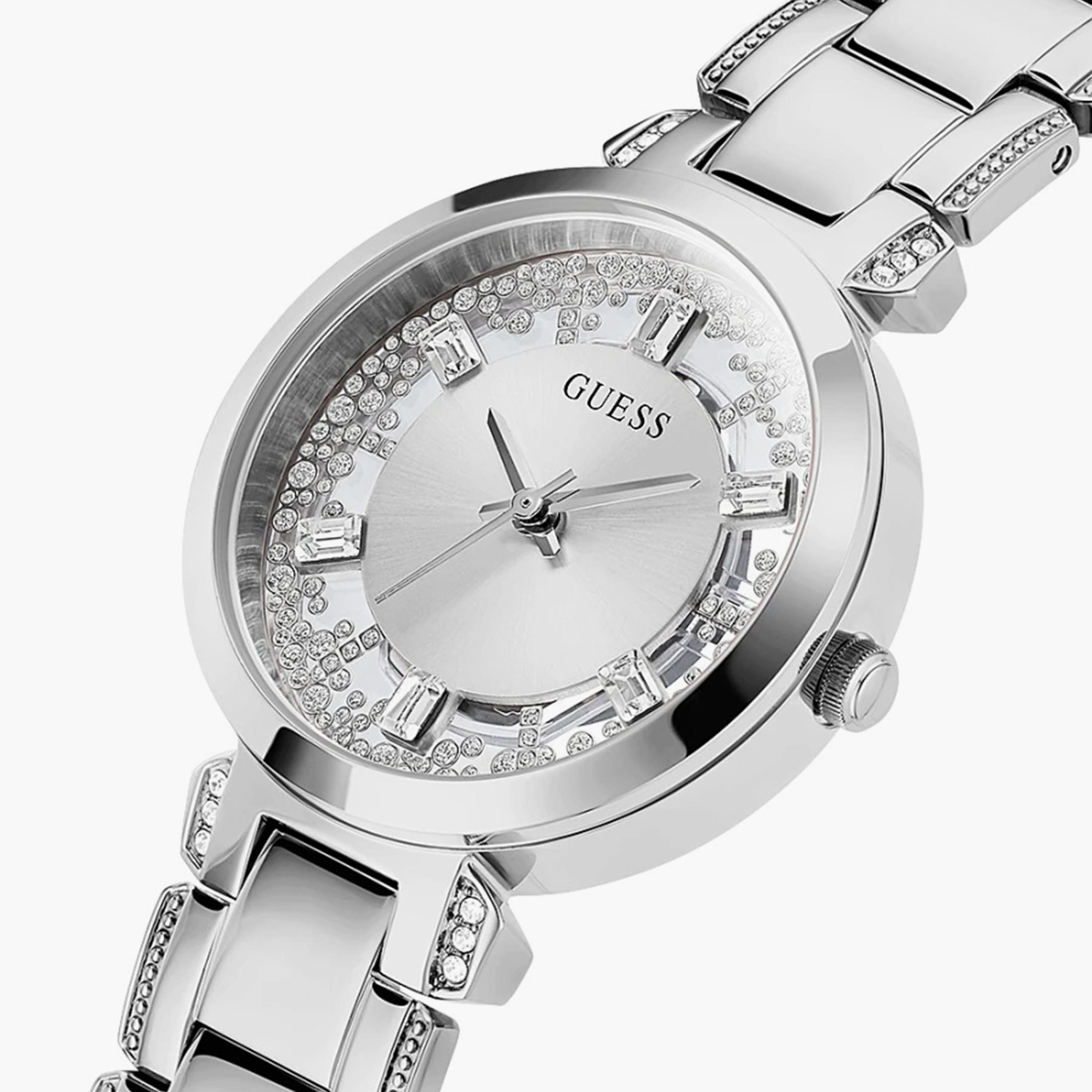  00SGM008I018 - ساعة انالوج من اوماكس للنساء بمينا فضي مع سوار فضي -women-watchesandjewellery-watches-image-4