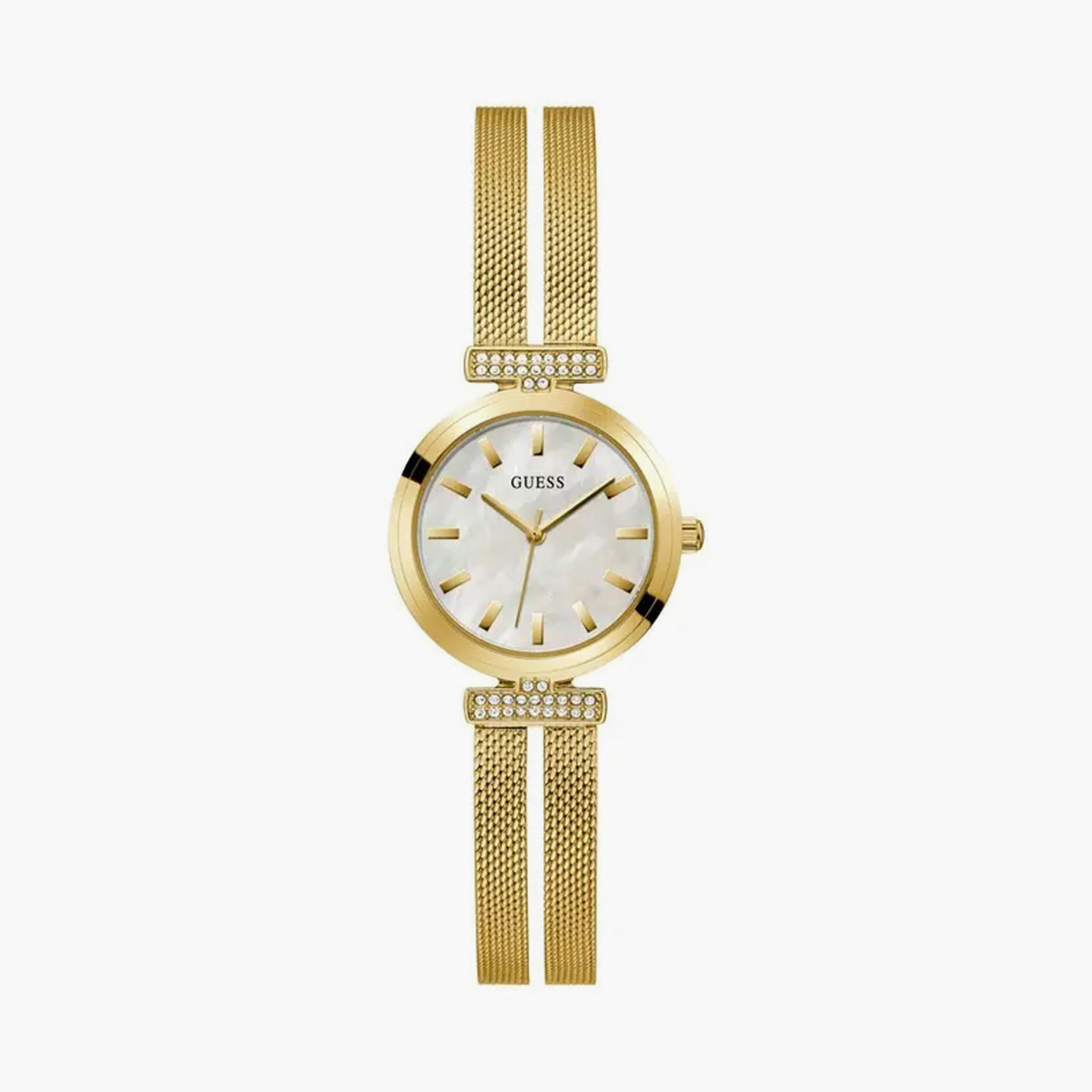 Guess Gold Analog Stainless Steel Strap Watch - GW0471L2-women-watchesandjewellery-watches-image-1