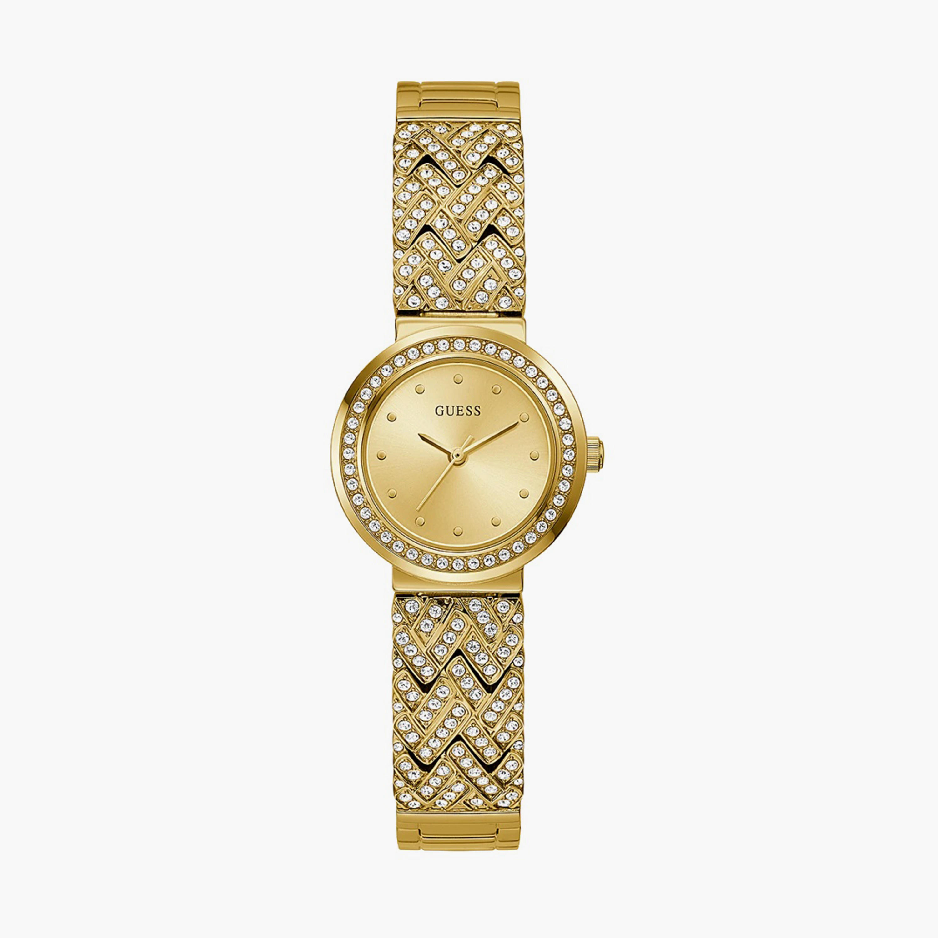 Guess Gold Analog Stainless Steel Strap Watch - GW0476L2-women-watchesandjewellery-watches-image-1