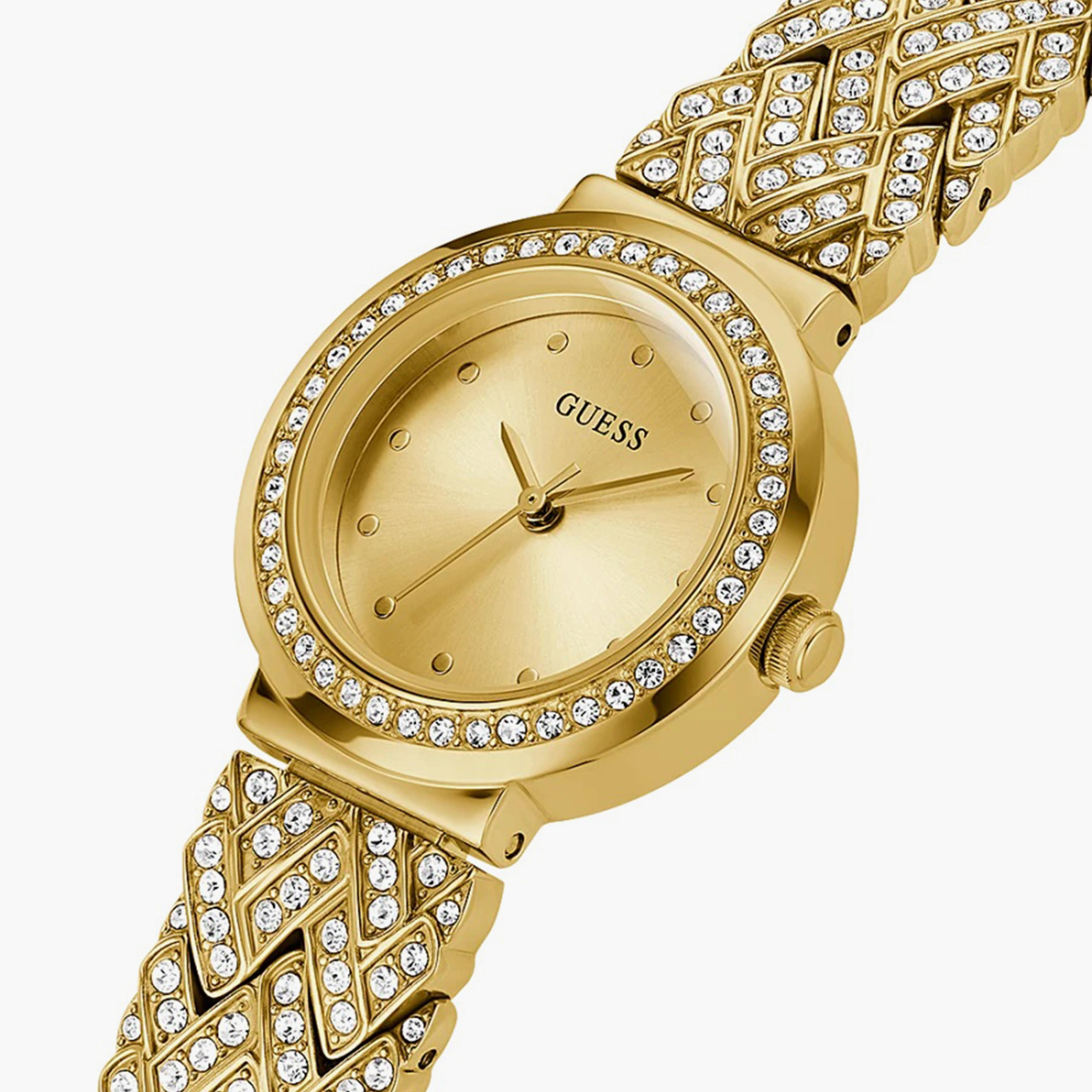 Guess Gold Analog Stainless Steel Strap Watch - GW0476L2-women-watchesandjewellery-watches-image-4