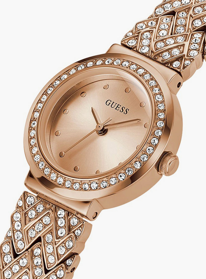Guess Rose Gold Analog Stainless Steel Strap Watch - GW0476L3-women-watchesandjewellery-watches-image-4