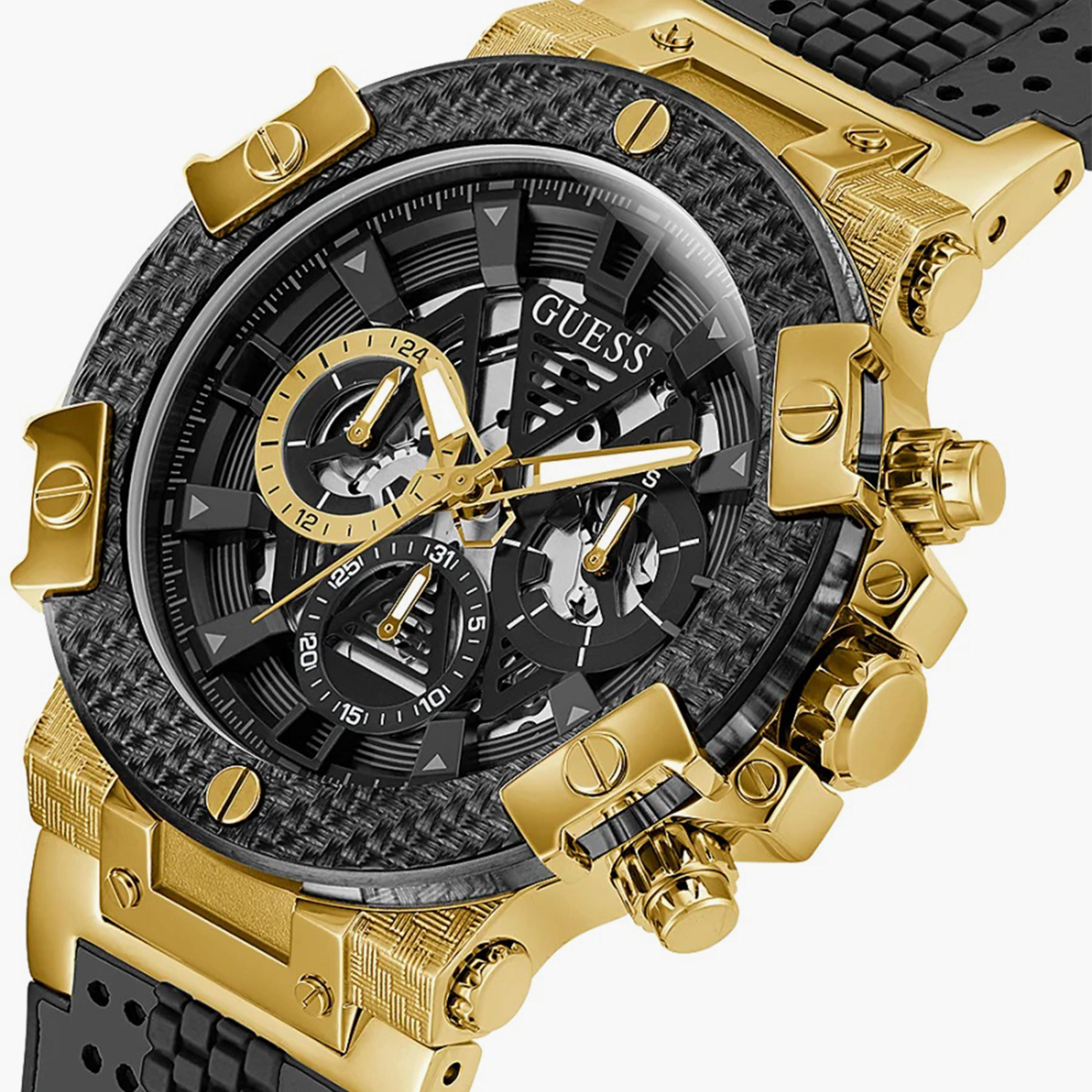 GW0486G2 ساعة يد كرونوغراف للرجال بسوار جلدي بلون رمادي من جيس -men-watchesandjewellery-watches-image-4