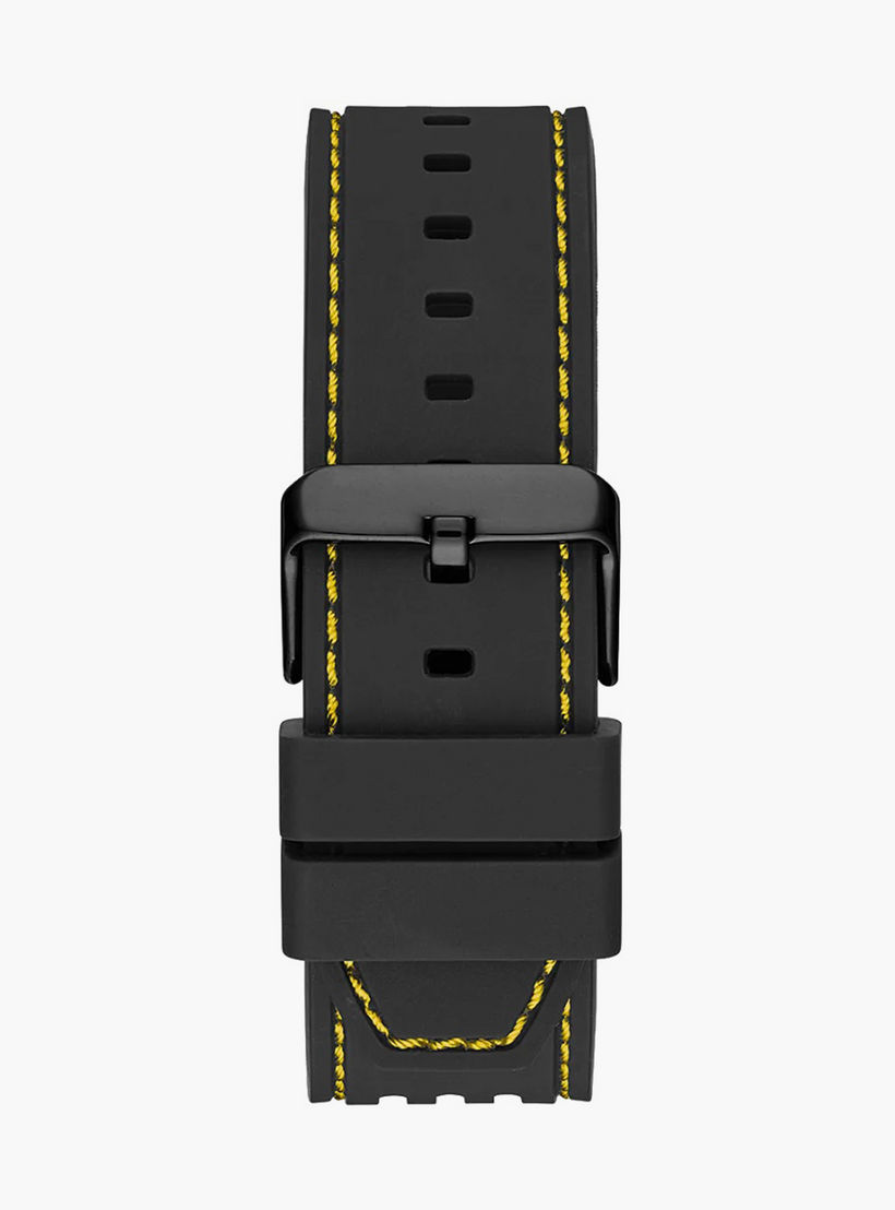 Guess Men's Black Chronograph Silicone Strap Watch - GW0499G2 | 44 MM-men-watchesandjewellery-watches-image-3