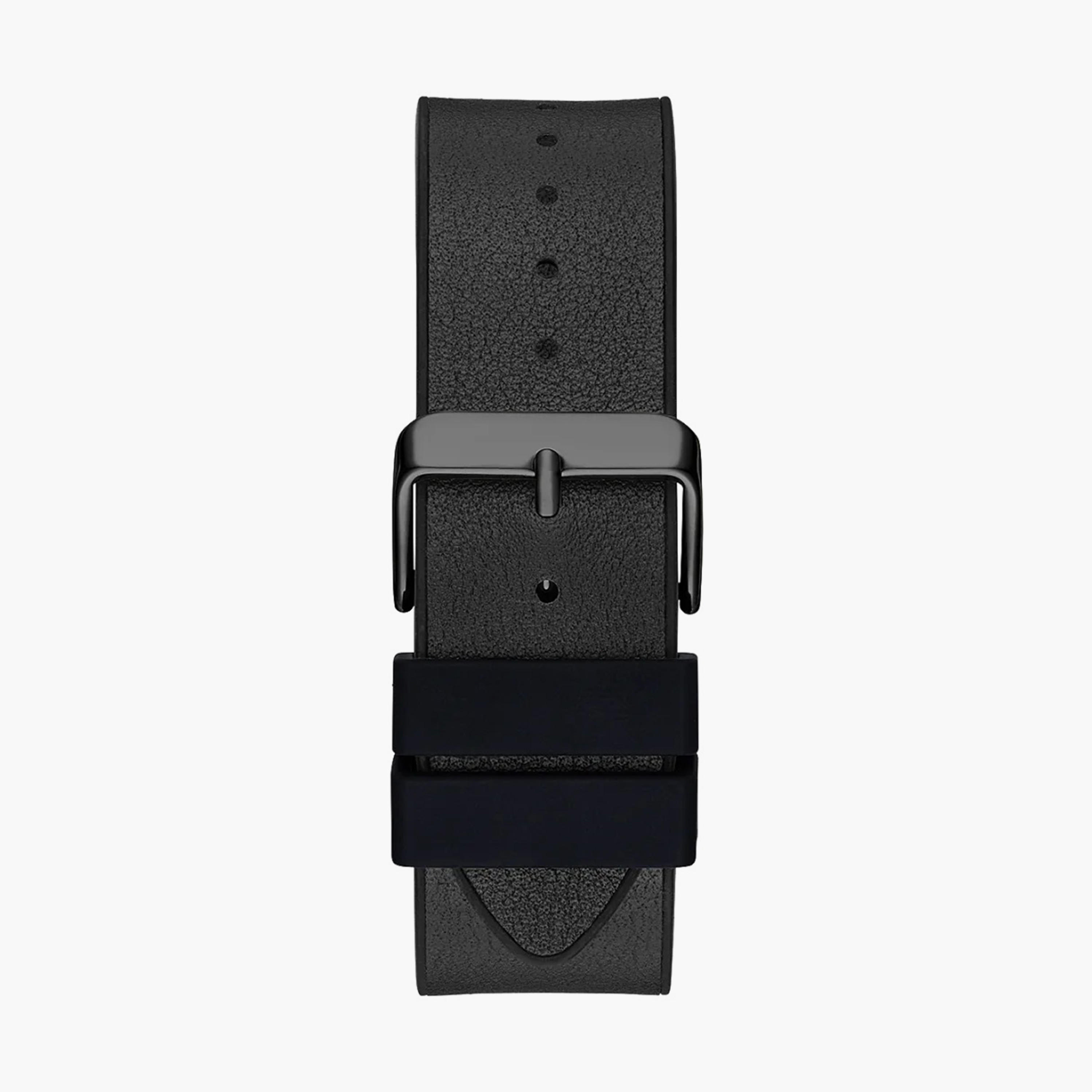 Guess Men's Black Analog Leather Strap Watch - GW0500G2-men-watchesandjewellery-watches-image-3