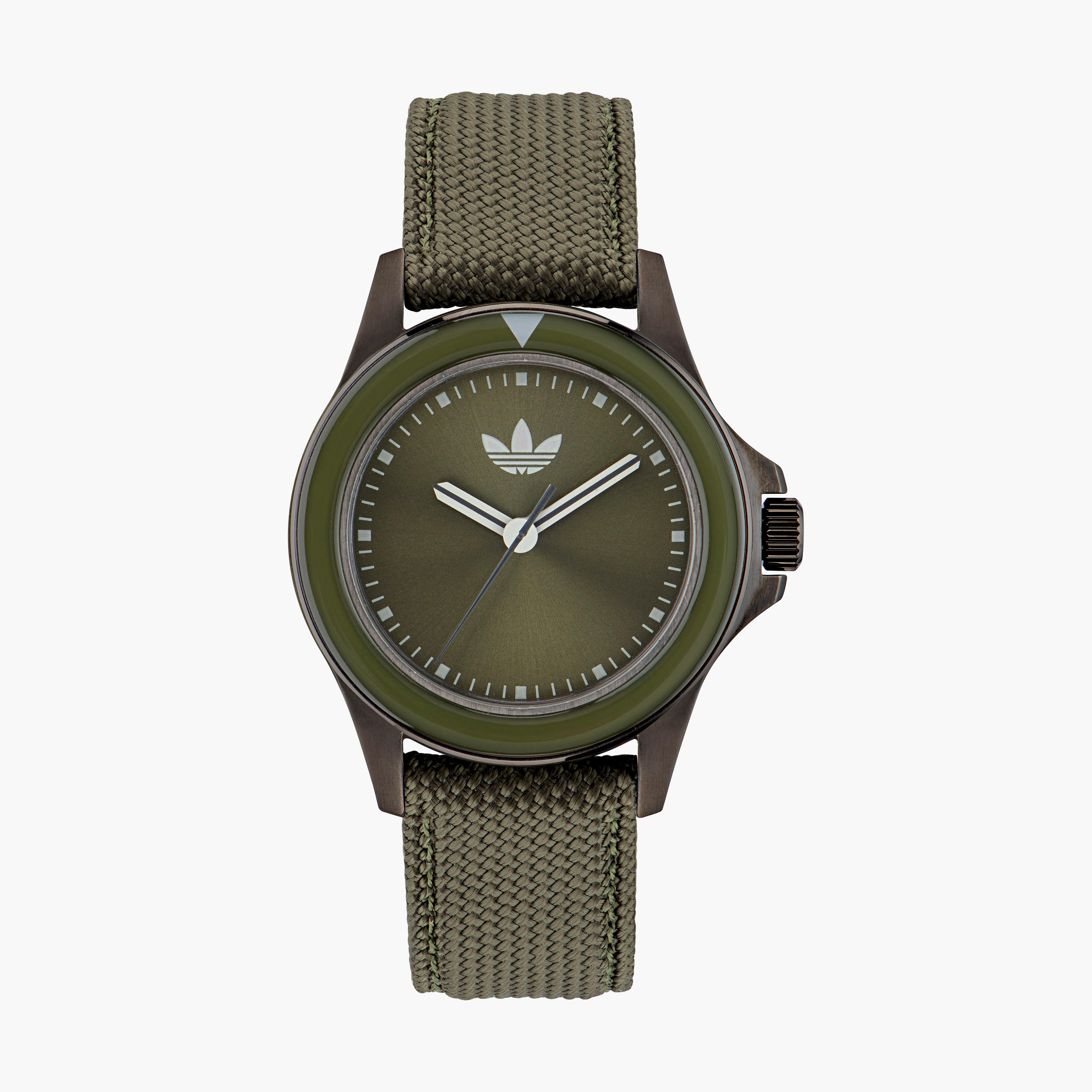 Adidas Men's Green Analog Fabric Strap Watch - AOFH23017 | 44 MM-men-watchesandjewellery-watches-image-1