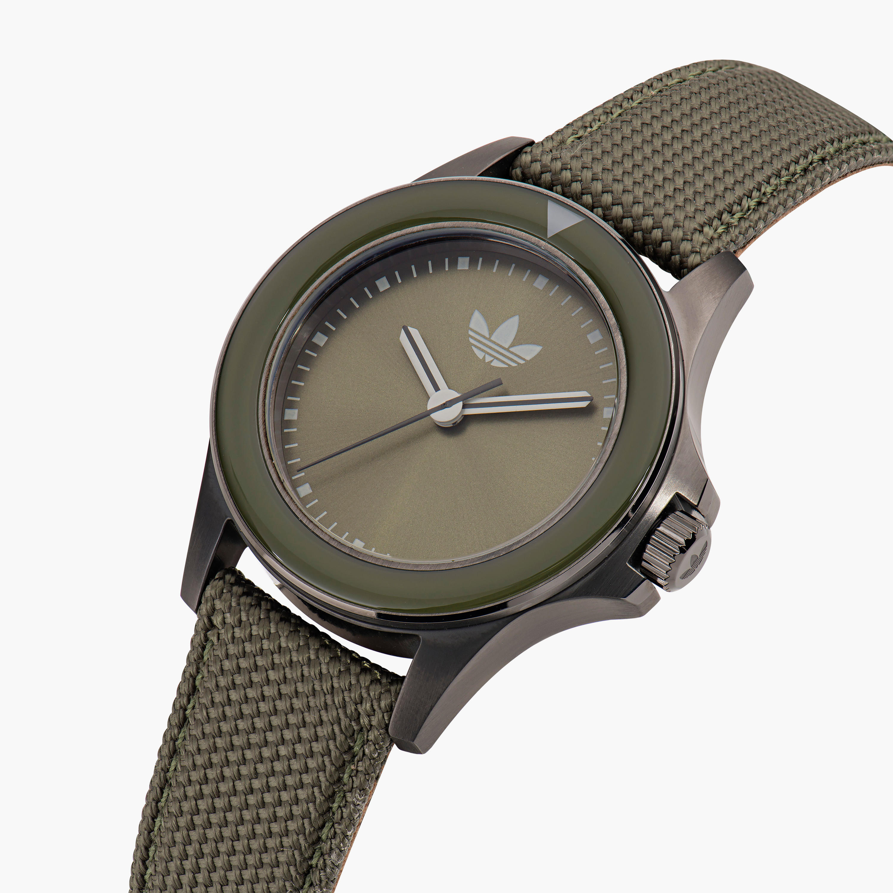 Adidas Men's Green Analog Fabric Strap Watch - AOFH23017 | 44 MM-men-watchesandjewellery-watches-image-2