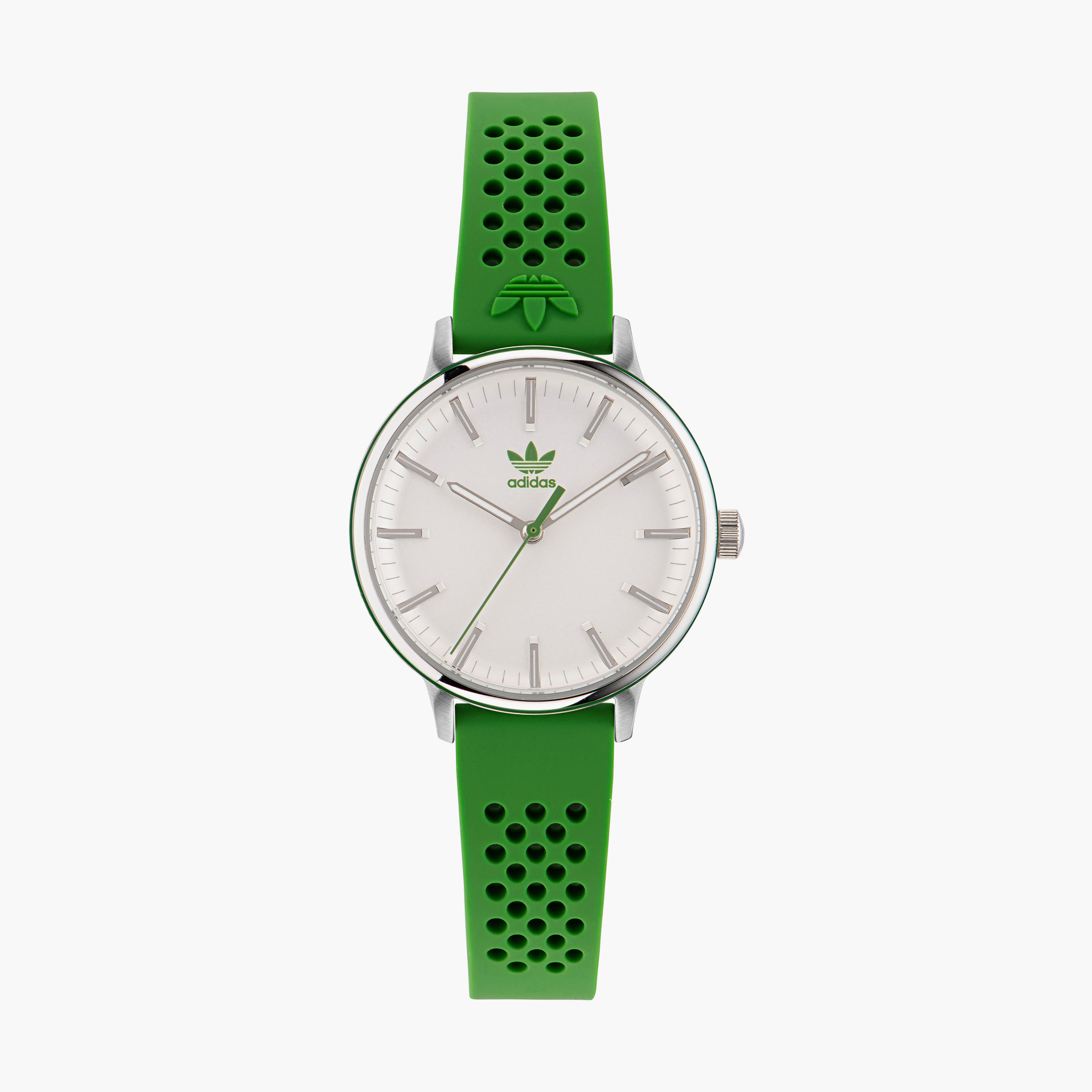 Adidas Green Analog Silicone Strap Watch - AOSY23028-girls-accessories-watches-image-1