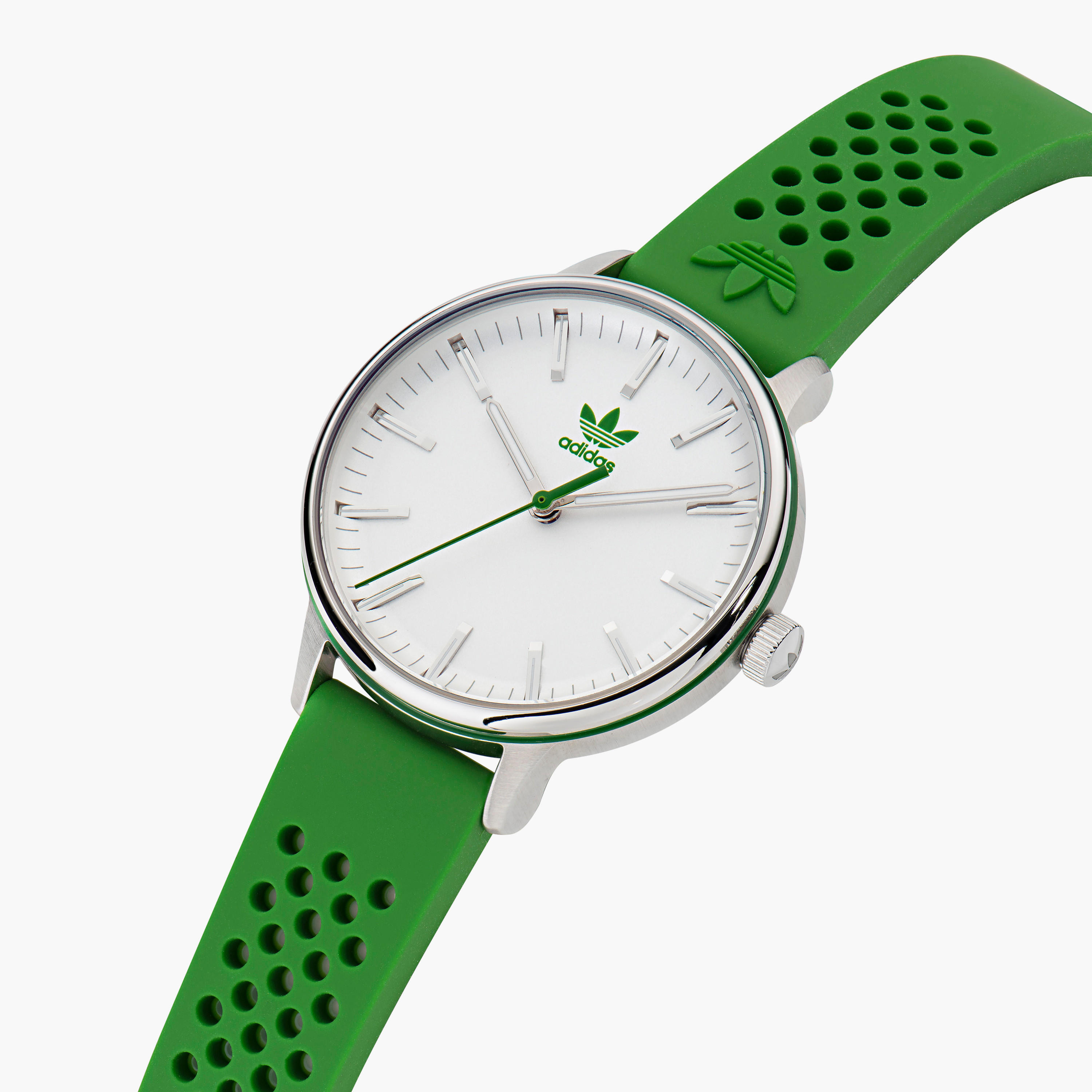 Adidas Green Analog Silicone Strap Watch - AOSY23028-girls-accessories-watches-image-2
