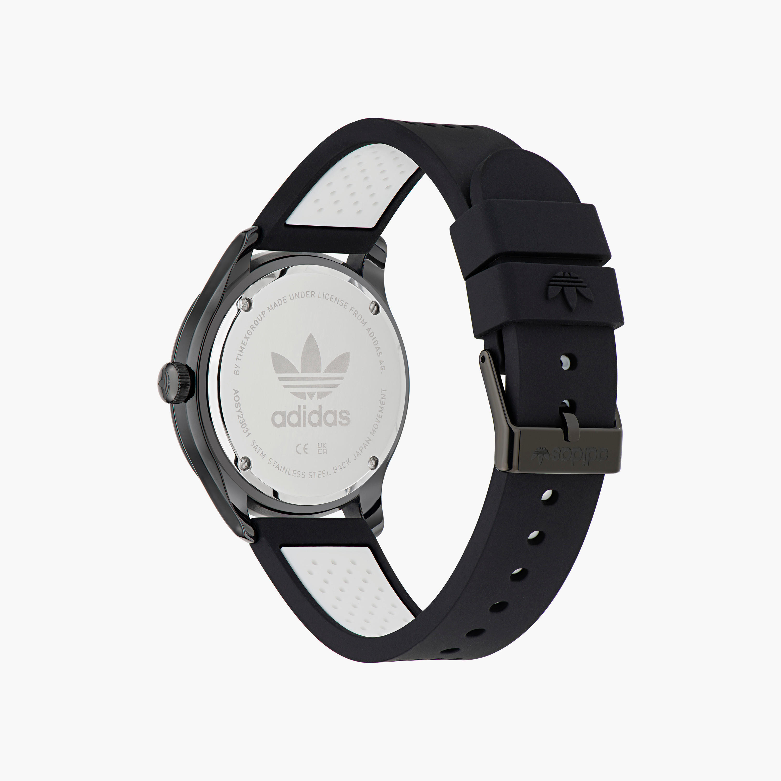 Adidas Unisex Black Analog Silicone Strap Watch - AOSY23031 | 40 MM-men-watchesandjewellery-watches-image-3