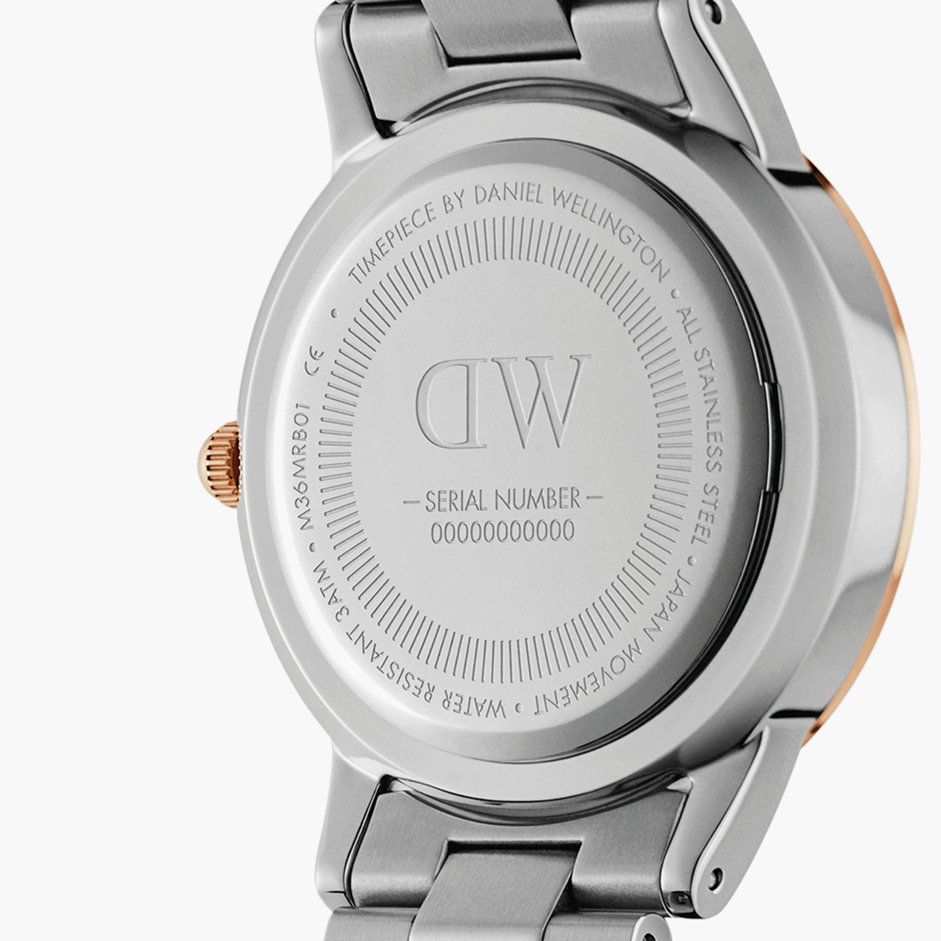 Daniel Wellington 28 MM Silver & Rose Gold Analog Stainless Steel Strap Watch - DW00100359-women-watchesandjewellery-watches-image-3