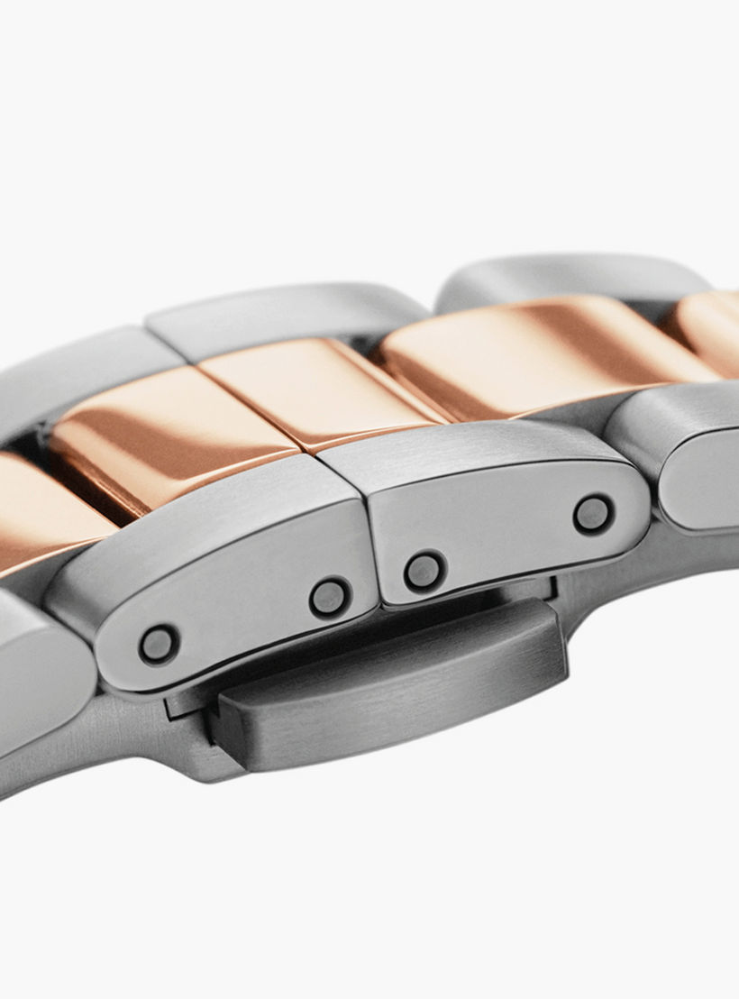 Daniel Wellington 28 MM Silver & Rose Gold Analog Stainless Steel Strap Watch - DW00100359-women-watchesandjewellery-watches-image-4