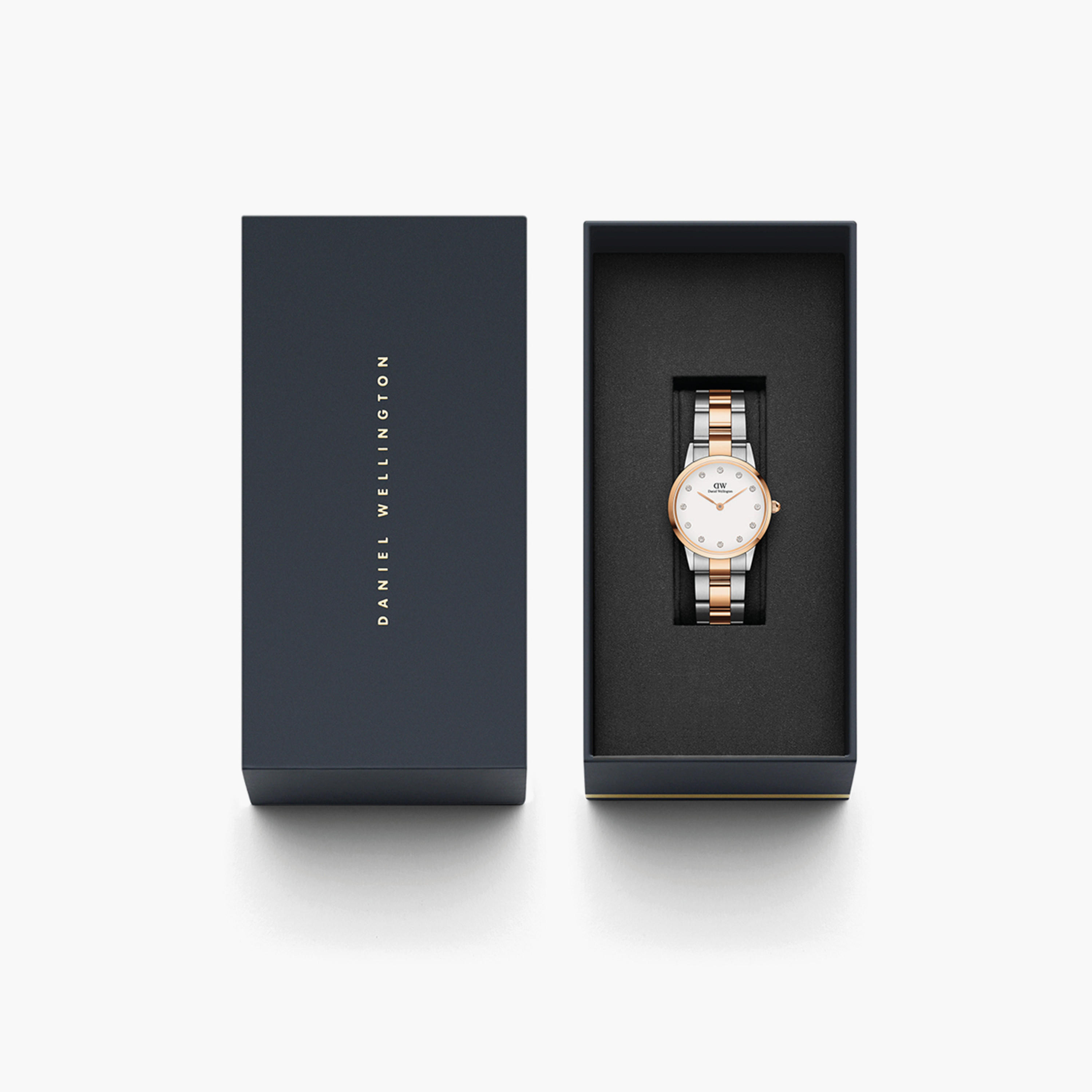 Daniel Wellington 28 MM Silver & Rose Gold Analog Stainless Steel Strap Watch - DW00100359-women-watchesandjewellery-watches-image-5