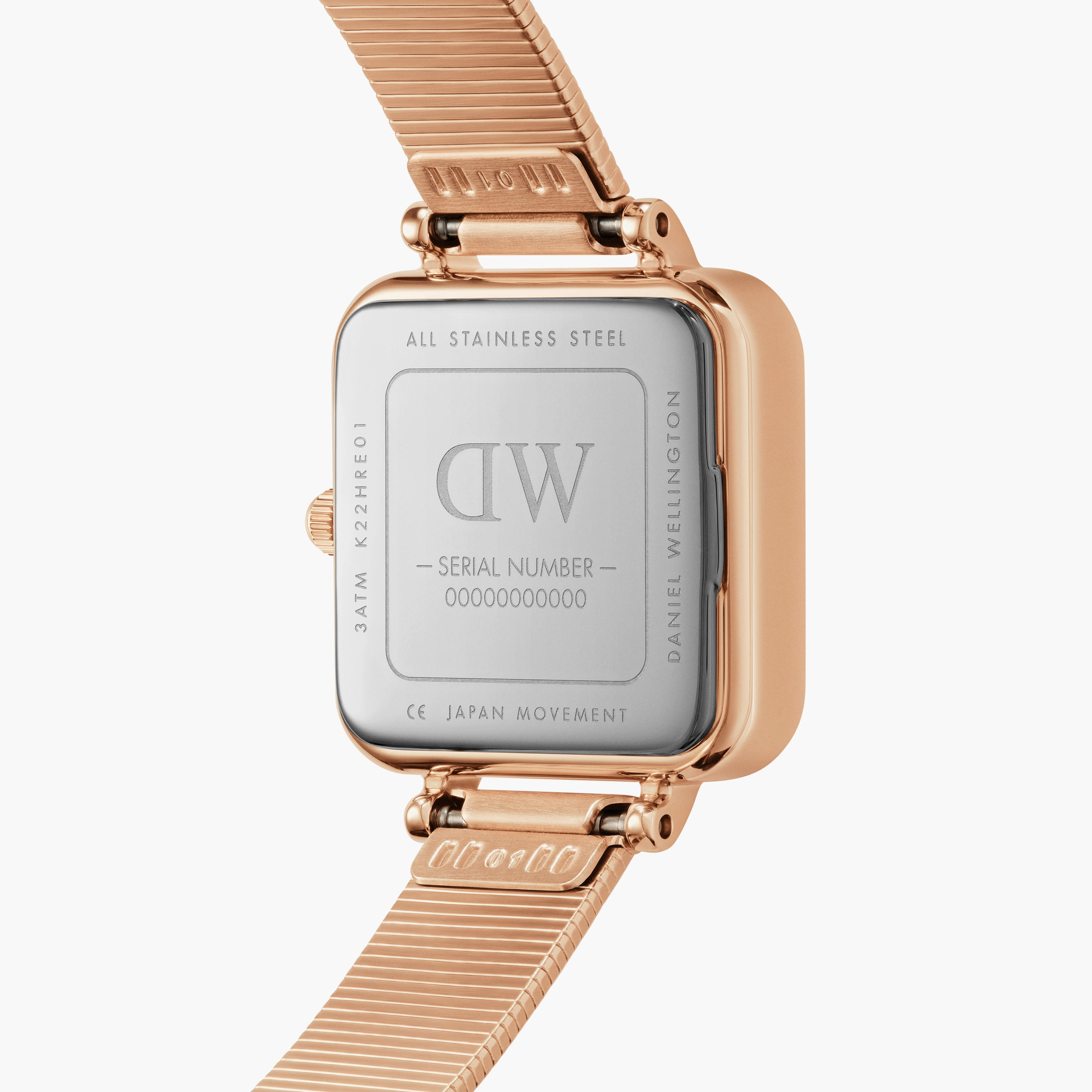 ساعة أنالوج ذهبية وردية بسوار ستانلس ستيل من دانيل ويلينجتون 22 ملم - DW00100520-women-watchesandjewellery-watches-image-3