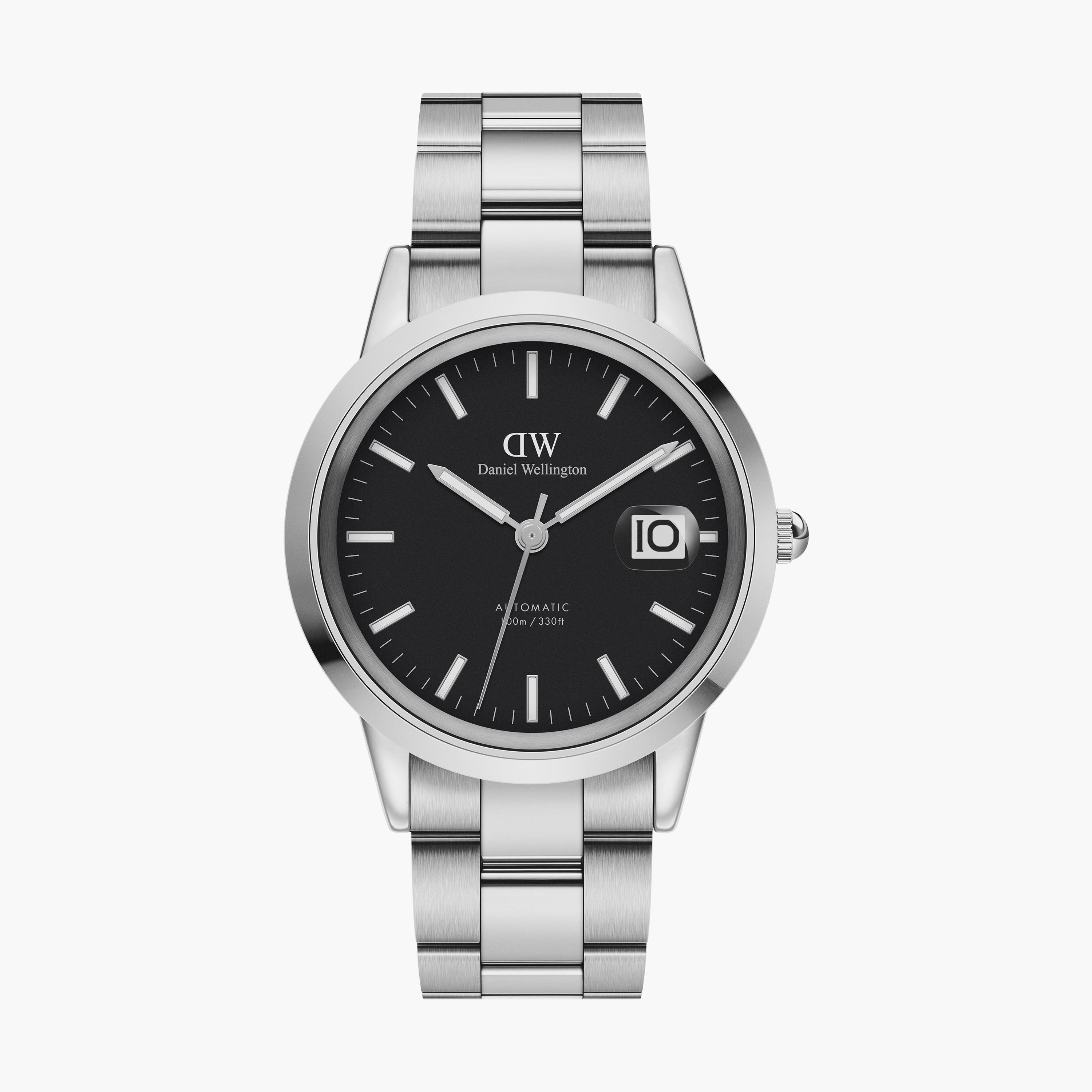 ساعة دانيل ويلينجتون ذو أوتوماتيكي بسوار فضي مع ستانلس ستيل 40 ملم - DW00100482-men-watchesandjewellery-watches-image-1