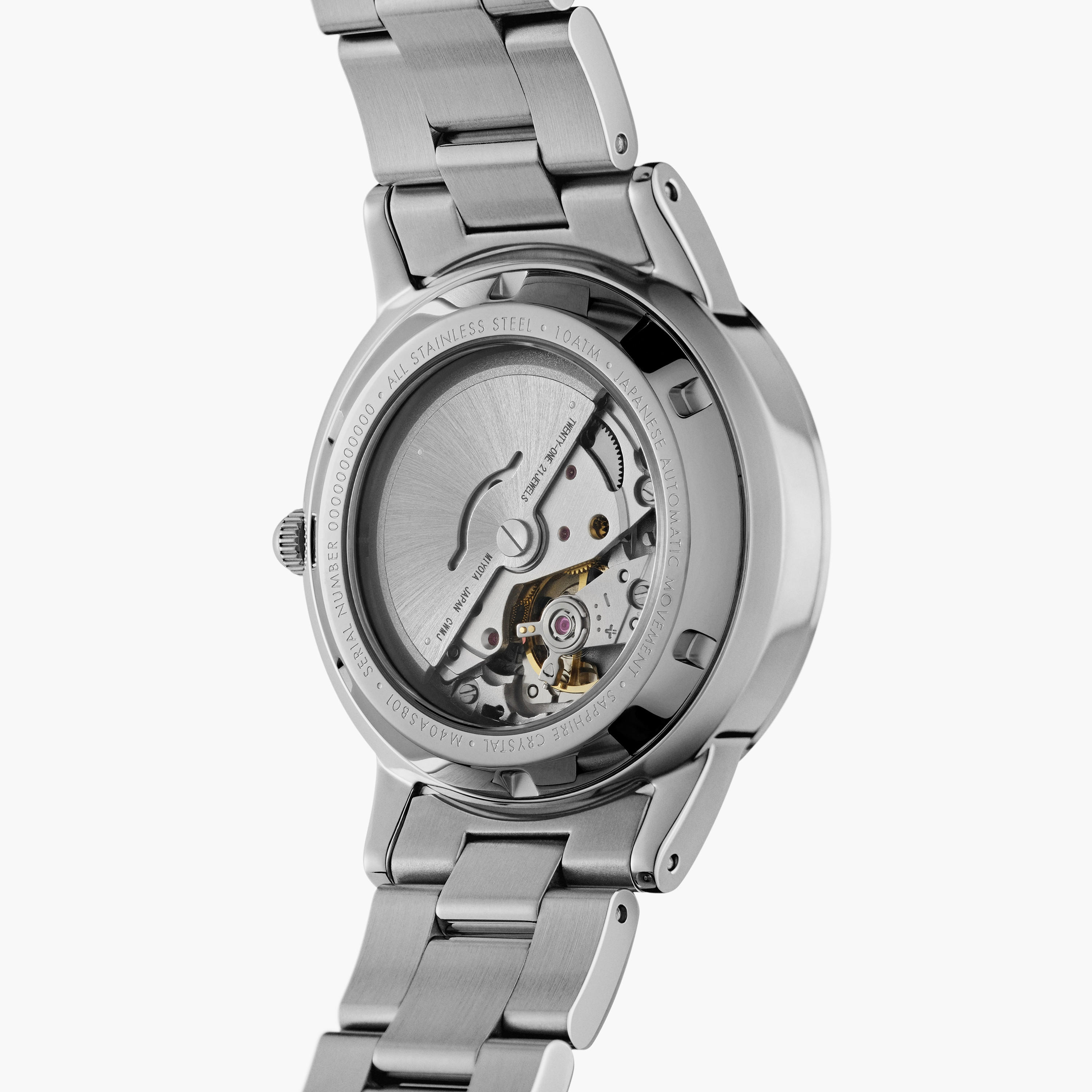 Daniel Wellington 40 MM Silver Automatic Stainless Steel Strap Watch - DW00100482-men-watchesandjewellery-watches-image-3