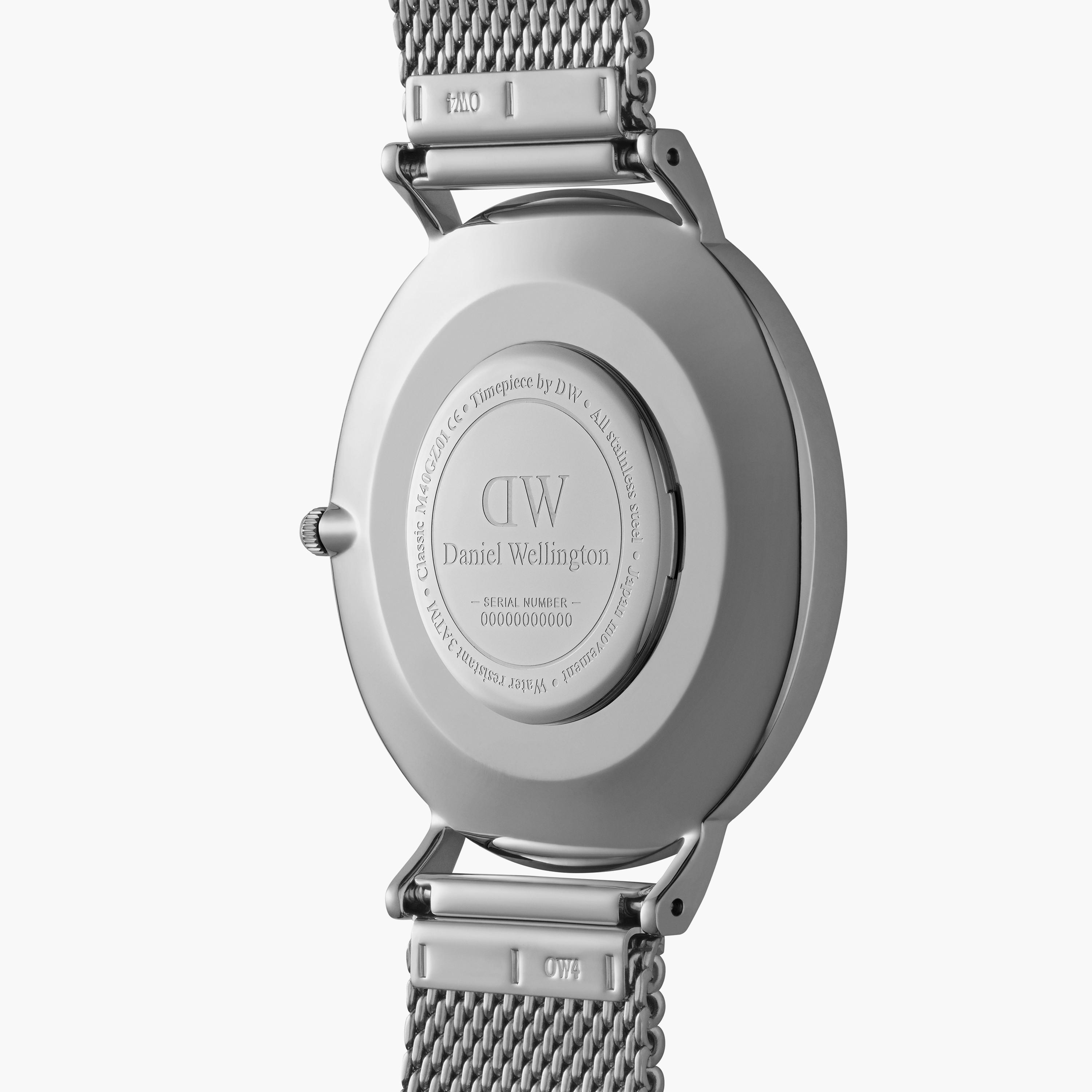 ساعة أنالوج الفضية بسوار ستانلس ستيل من دانيل ويلينجتون 40 ملم - DW00100629-men-watchesandjewellery-watches-image-3