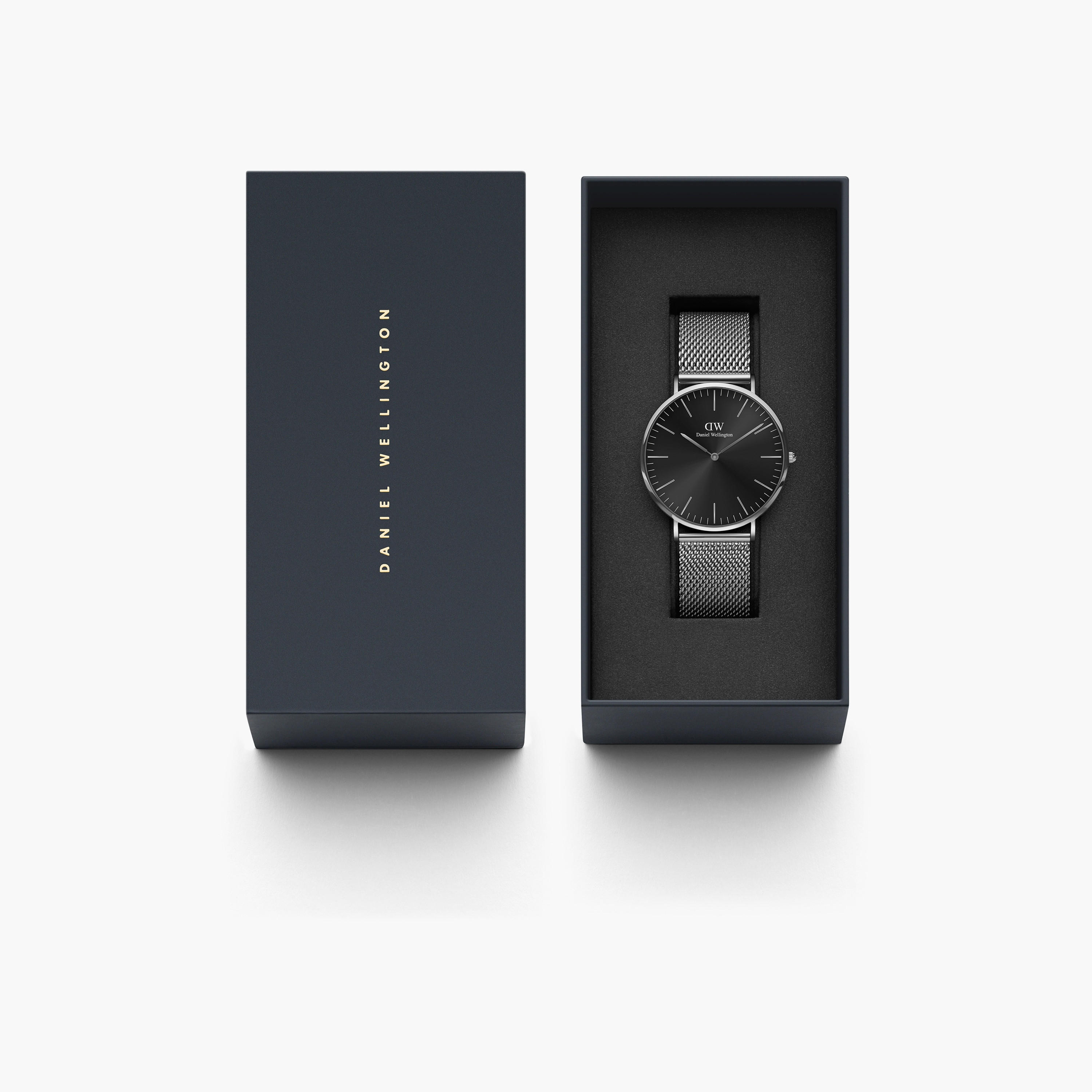 Daniel Wellington 40 MM Silver Analog Stainless Steel Strap Watch - DW00100629-men-watchesandjewellery-watches-image-4