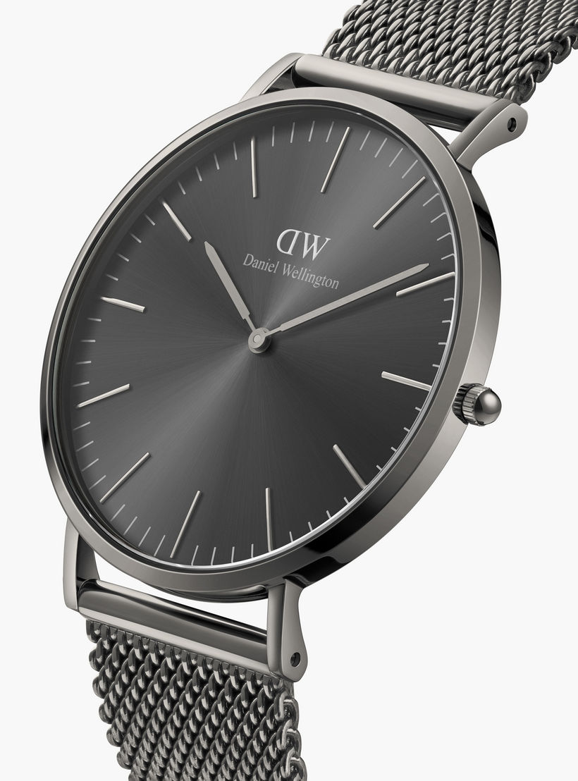 Daniel Wellington 40 MM Grey Analog Stainless Steel Strap Watch - DW00100630-women-watchesandjewellery-watches-image-2