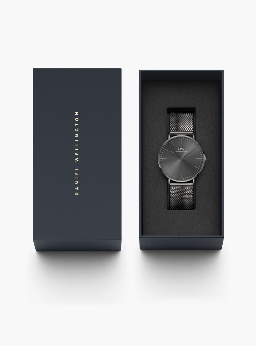 Daniel Wellington 40 MM Grey Analog Stainless Steel Strap Watch - DW00100630-women-watchesandjewellery-watches-image-4