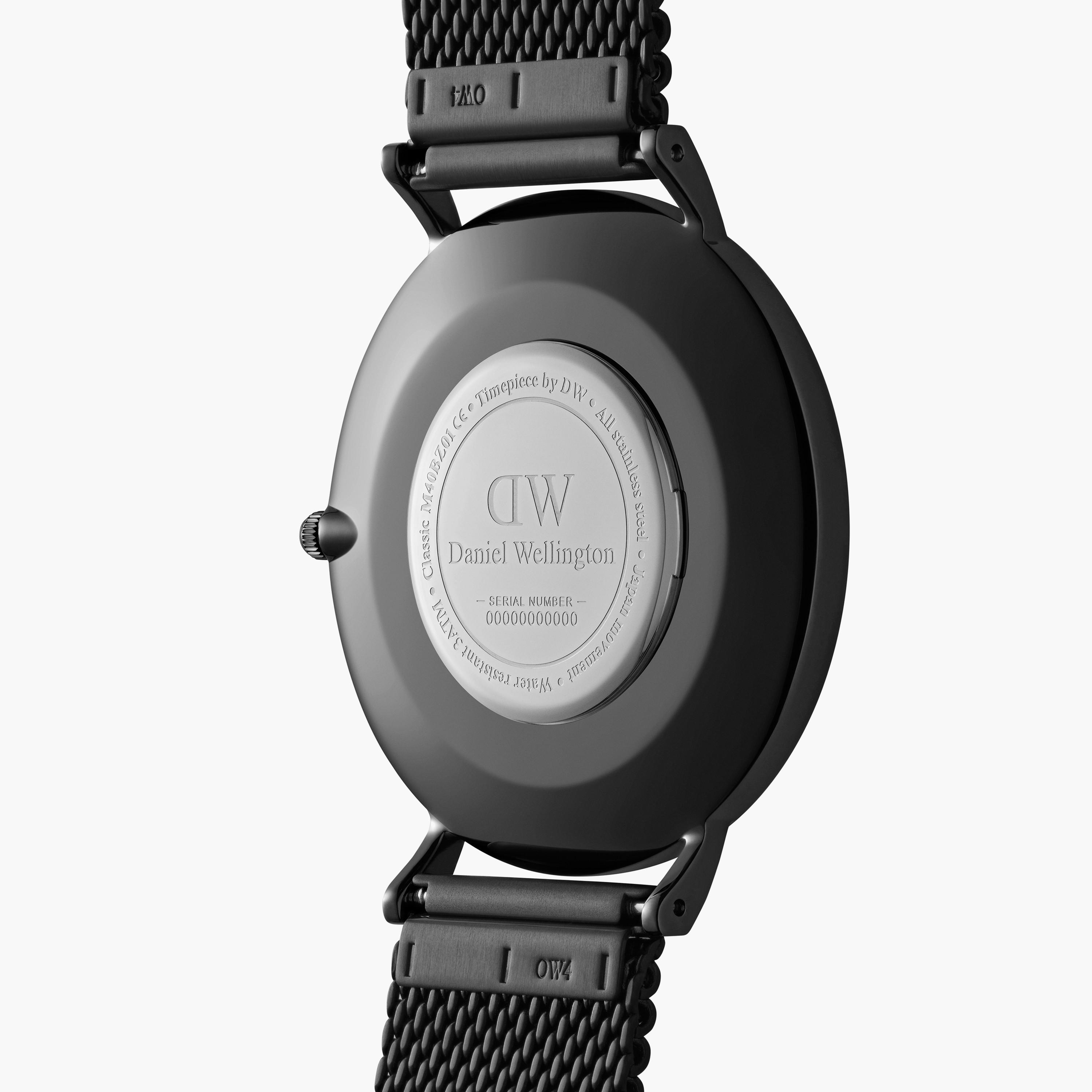Daniel Wellington 40 MM Black Analog Stainless Steel Strap Watch - DW00100632-men-watchesandjewellery-watches-image-3