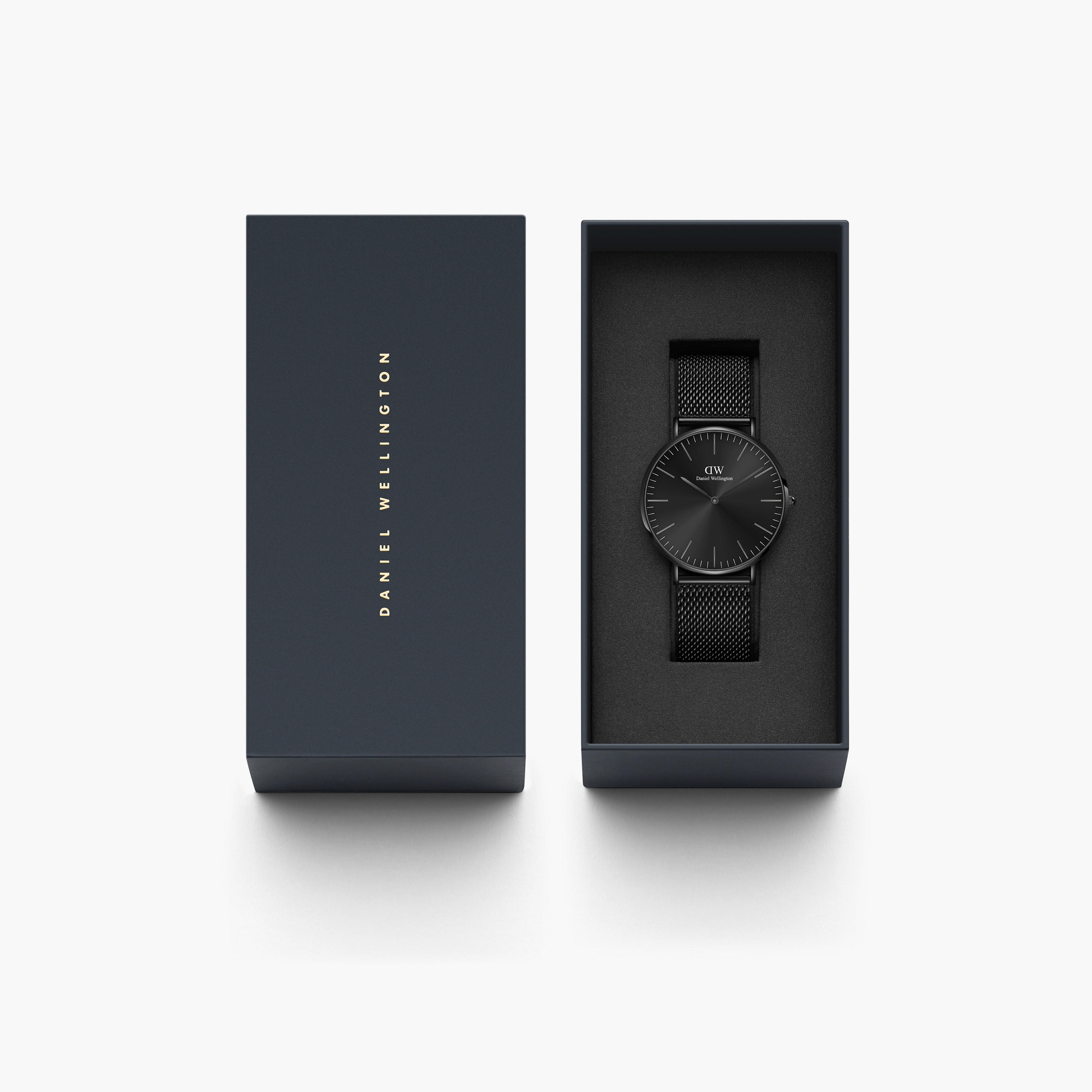 Daniel Wellington 40 MM Black Analog Stainless Steel Strap Watch - DW00100632-men-watchesandjewellery-watches-image-4