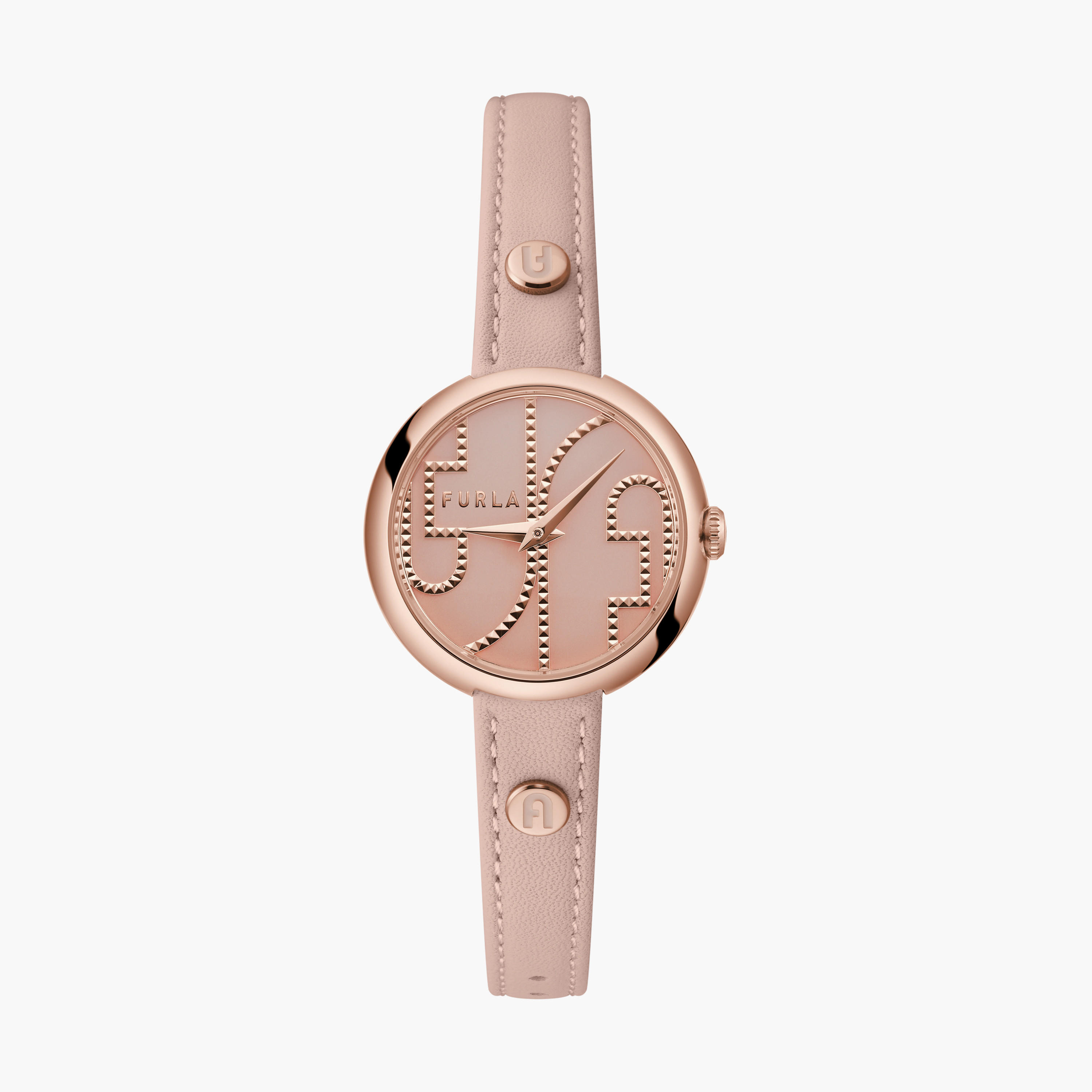ساعة فورلا ذو انالوج بسوار جلدي بلون نيود | WW00005012L3-women-watchesandjewellery-watches-image-1