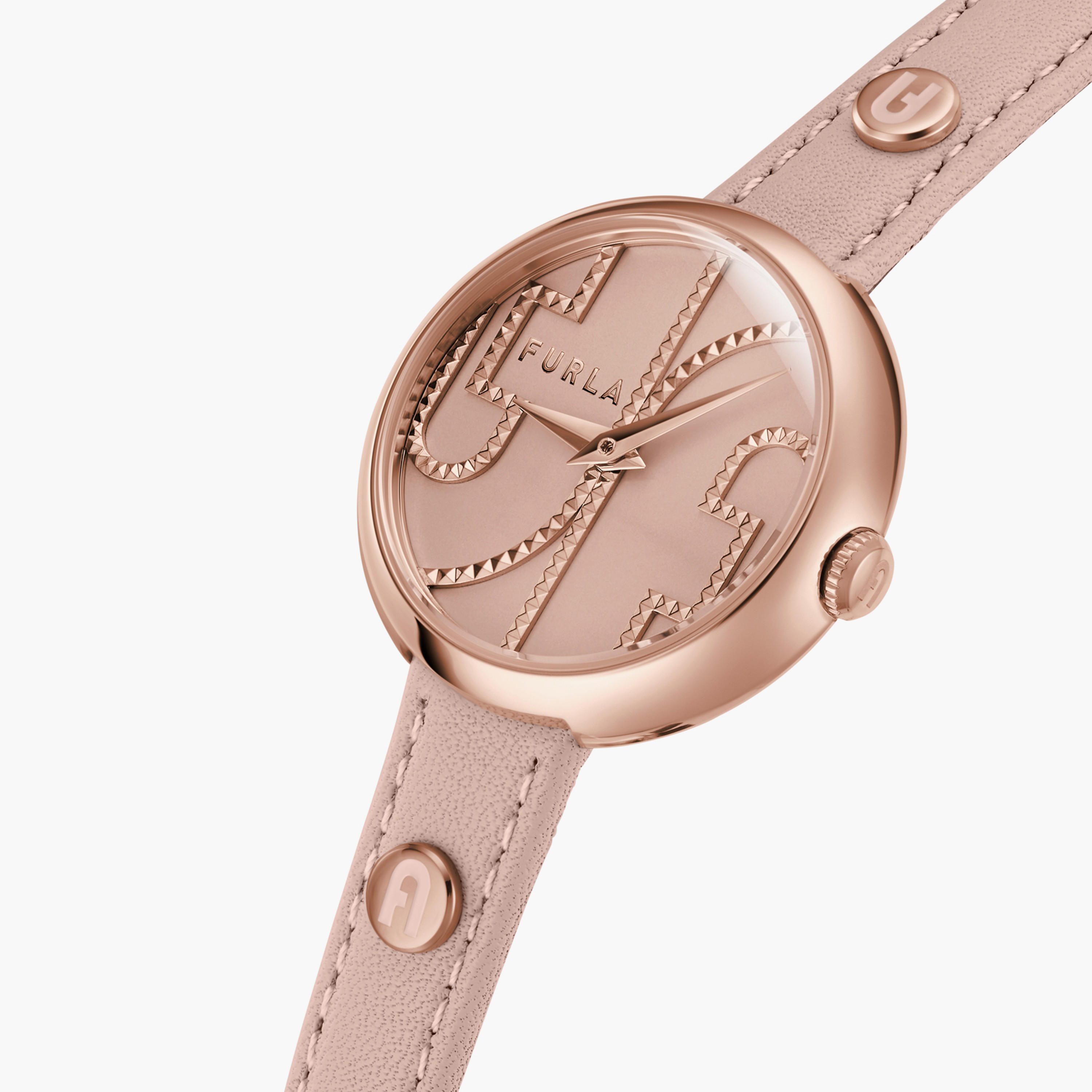 ساعة فورلا ذو انالوج بسوار جلدي بلون نيود | WW00005012L3-women-watchesandjewellery-watches-image-4