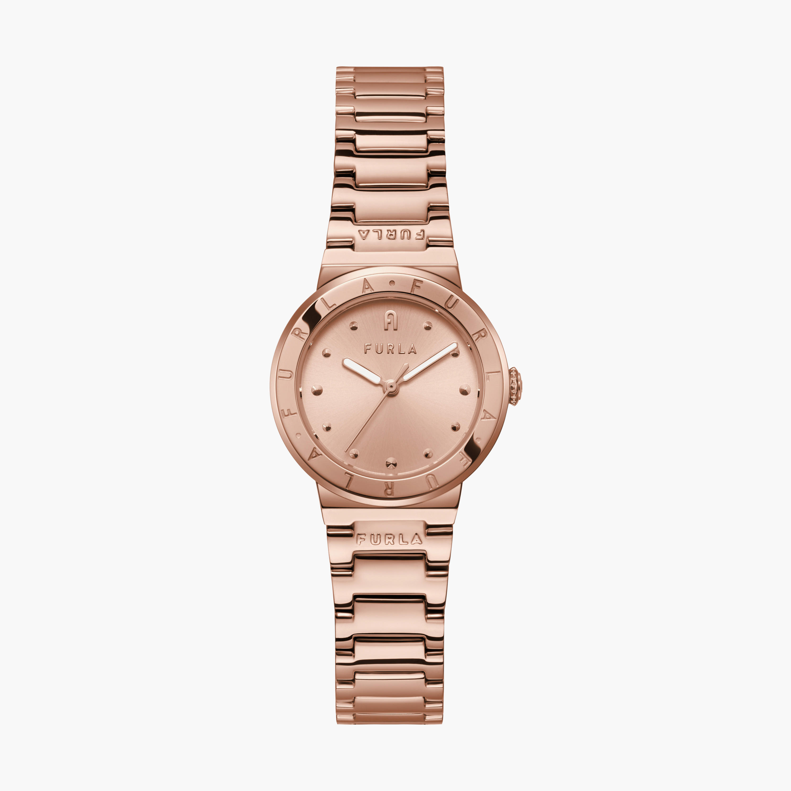ساعة أنالوج ذهبية بسوار ستانلس ستيل من فورلا | WW00039002L3-women-watchesandjewellery-watches-image-1