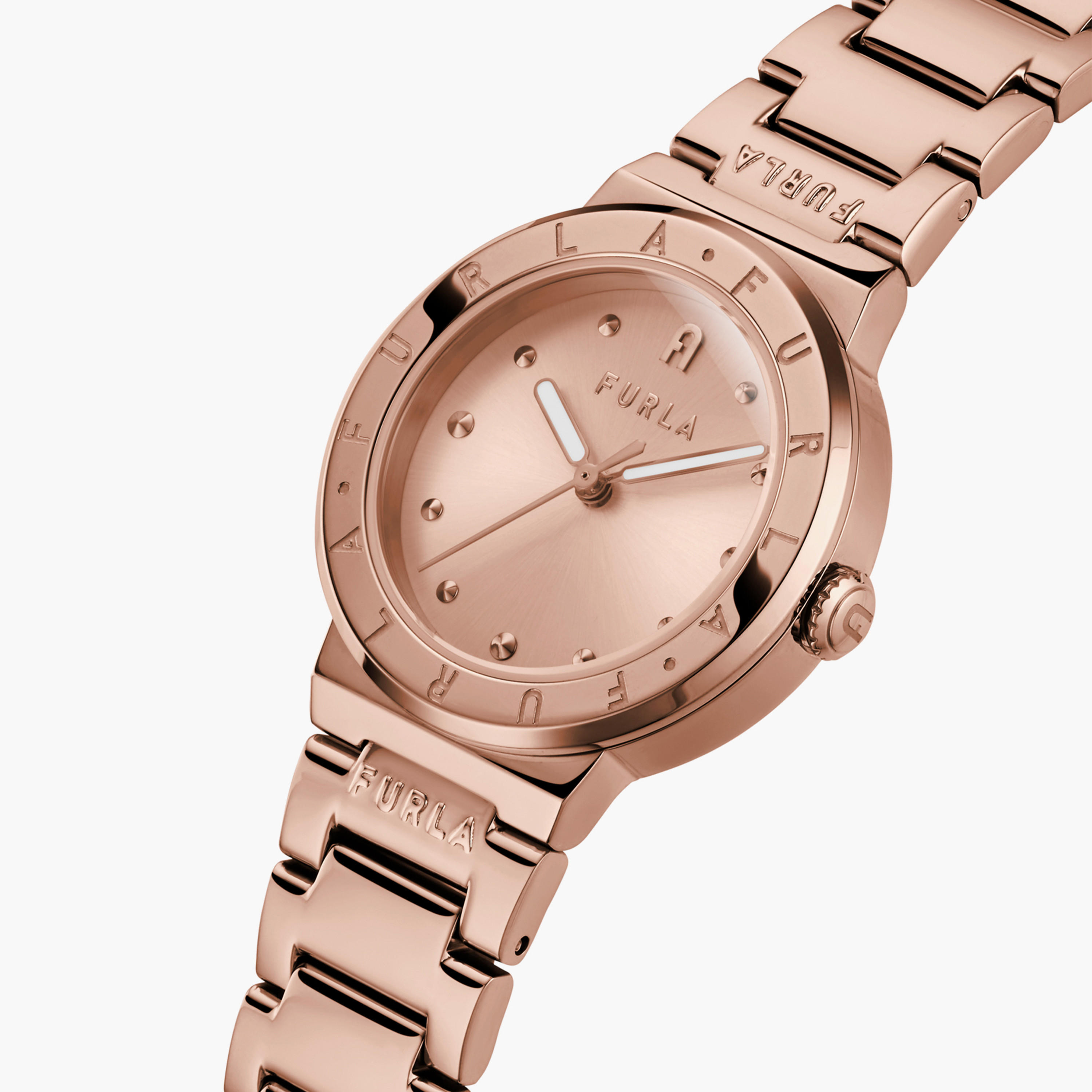 ساعة أنالوج ذهبية بسوار ستانلس ستيل من فورلا | WW00039002L3-women-watchesandjewellery-watches-image-4