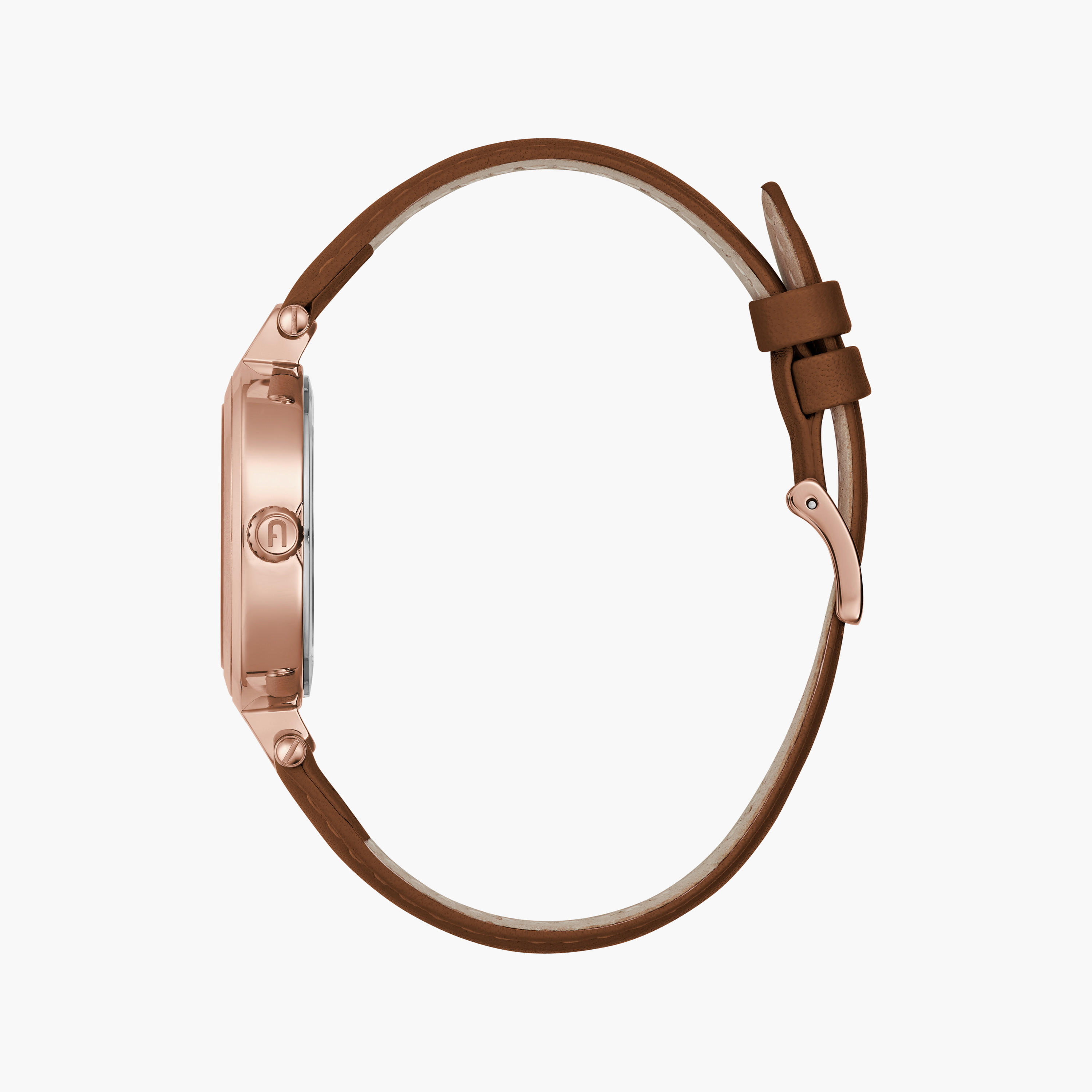 Furla Brown Analog Leather Strap Watch | WW00041009L3-women-watchesandjewellery-watches-image-2