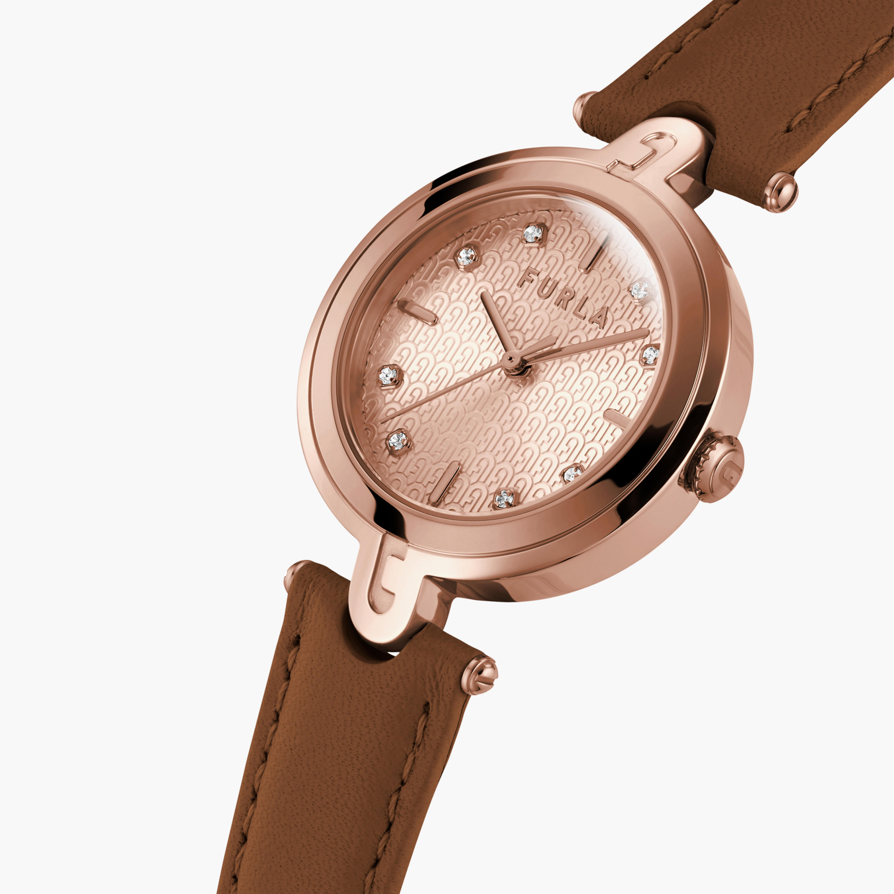 Furla Brown Analog Leather Strap Watch | WW00041009L3-women-watchesandjewellery-watches-image-4
