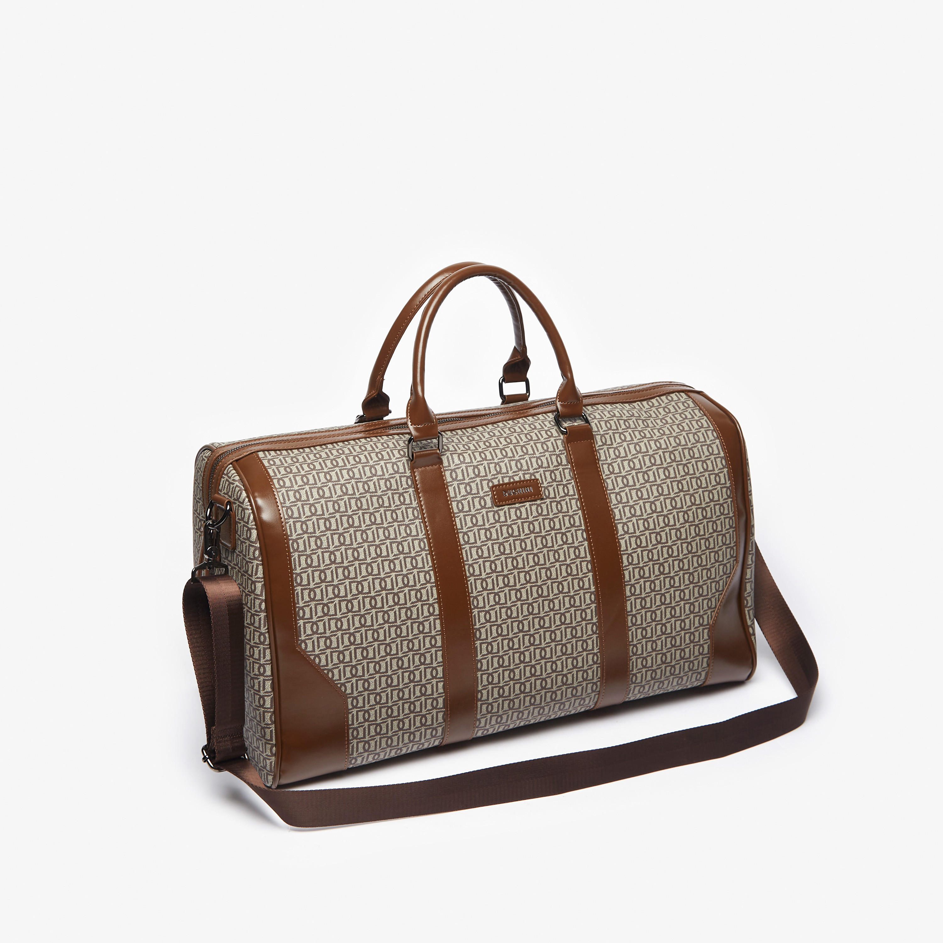 شنطة دافل بمقابض وحزام قابل للإزالة وطبعات من دوتشيني-travel-luggagesandbags-dufflebags-image-2