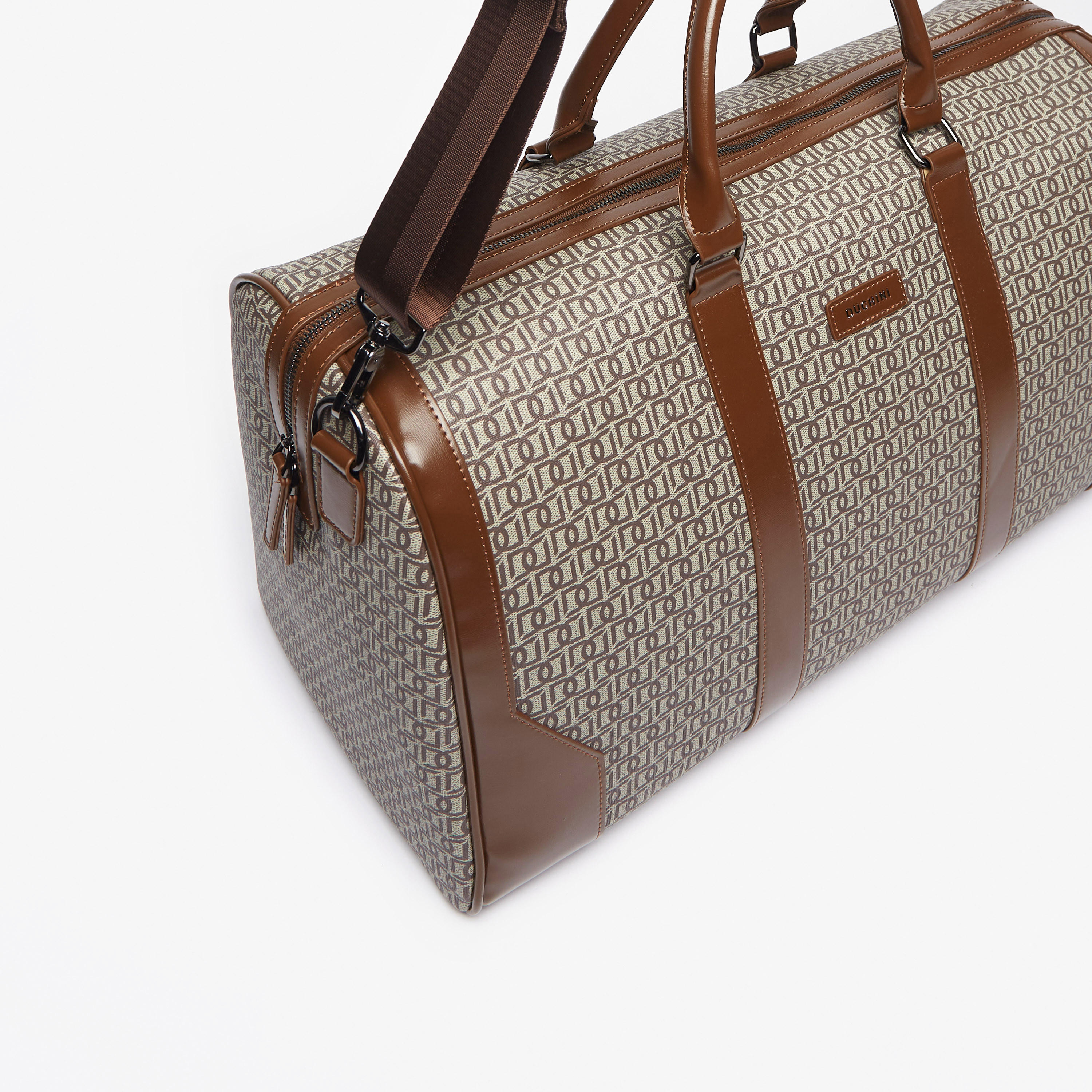 شنطة دافل بمقابض وحزام قابل للإزالة وطبعات من دوتشيني-travel-luggagesandbags-dufflebags-image-3