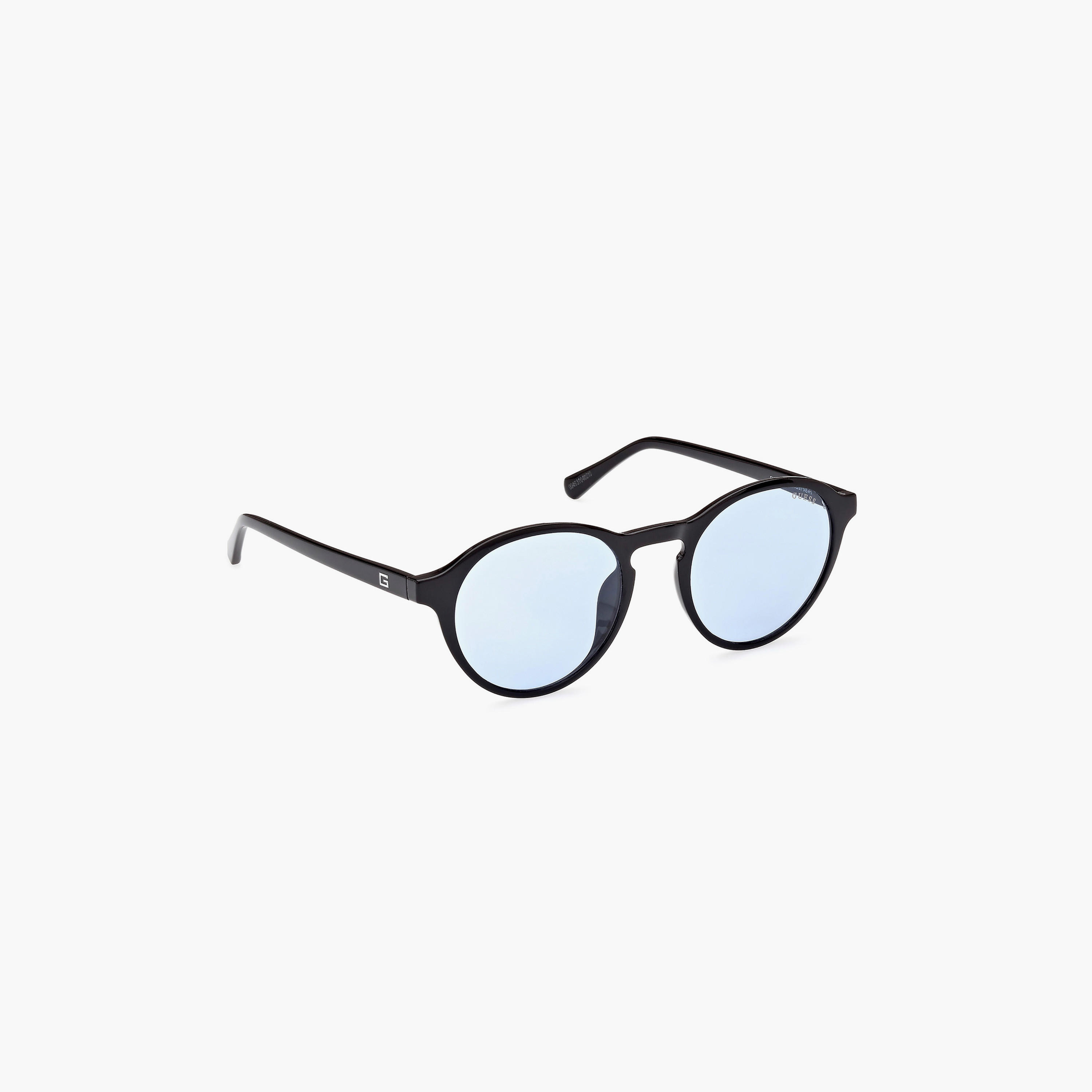 Guess Unisex Light Blue Lens Round Sunglasses - GU0006201V51-men-sunglasses-image-2