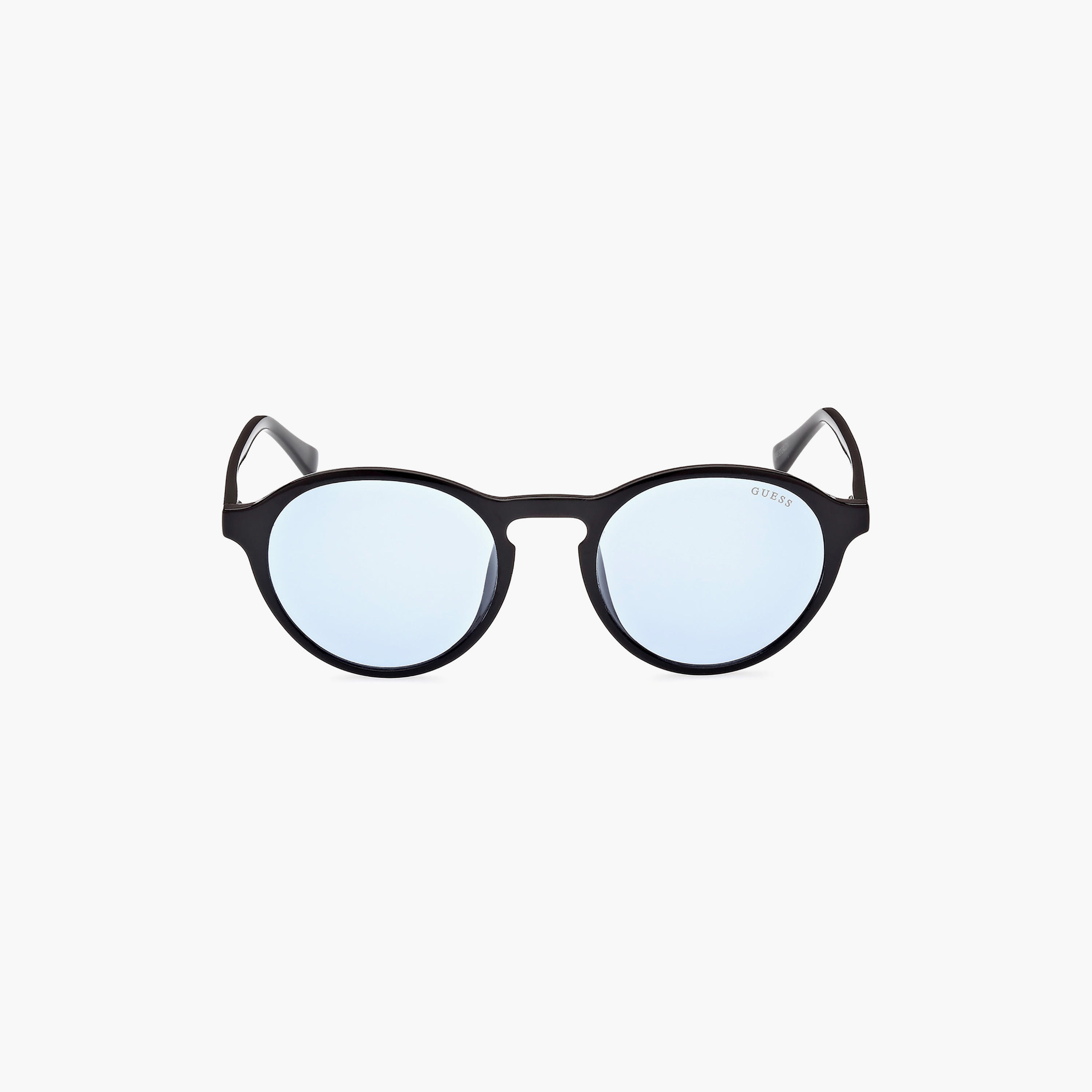 Guess Unisex Light Blue Lens Round Sunglasses - GU0006201V51-men-sunglasses-image-3