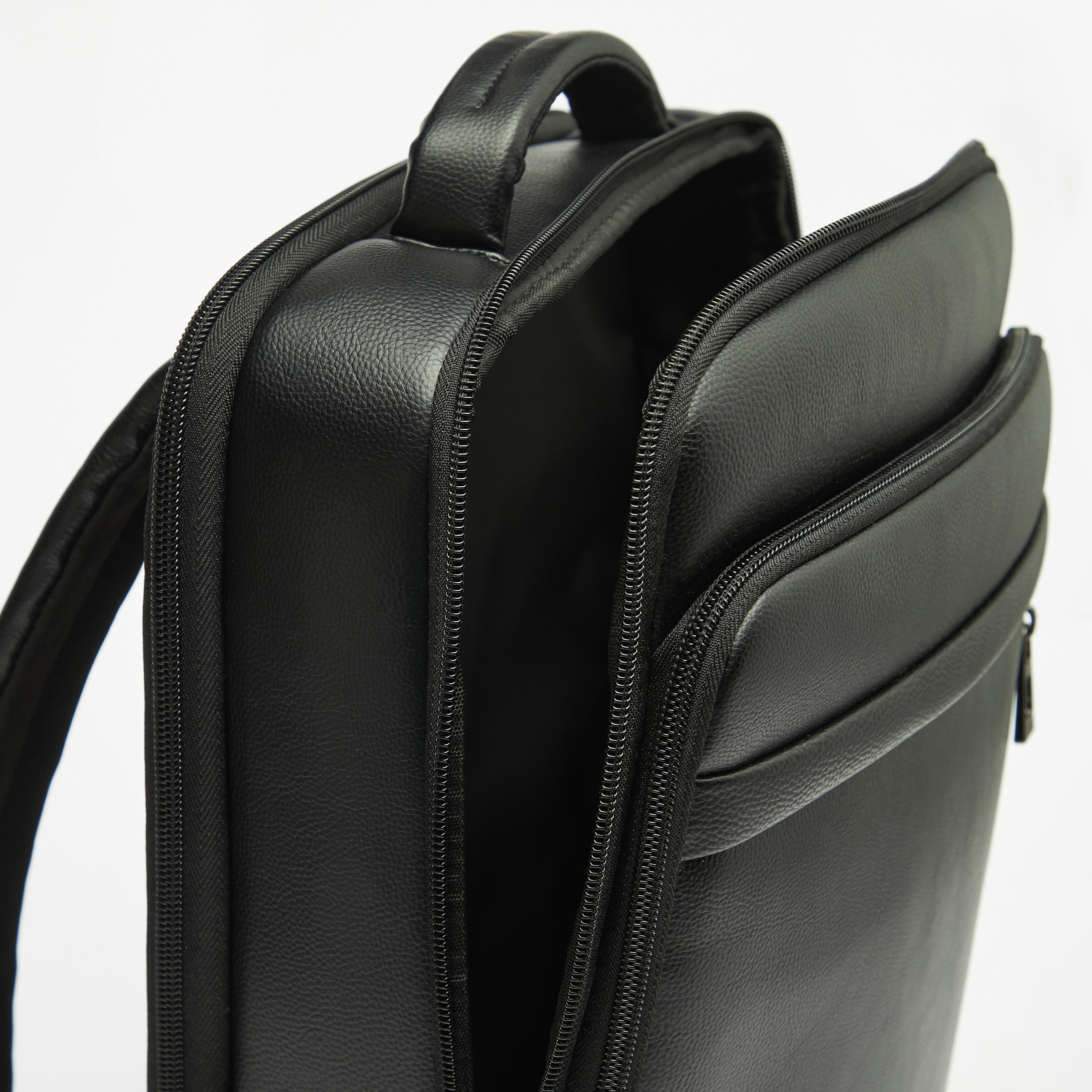 Duchini Textured Backpack with Adjustable Straps and Zip Closure-men-bags-image-6