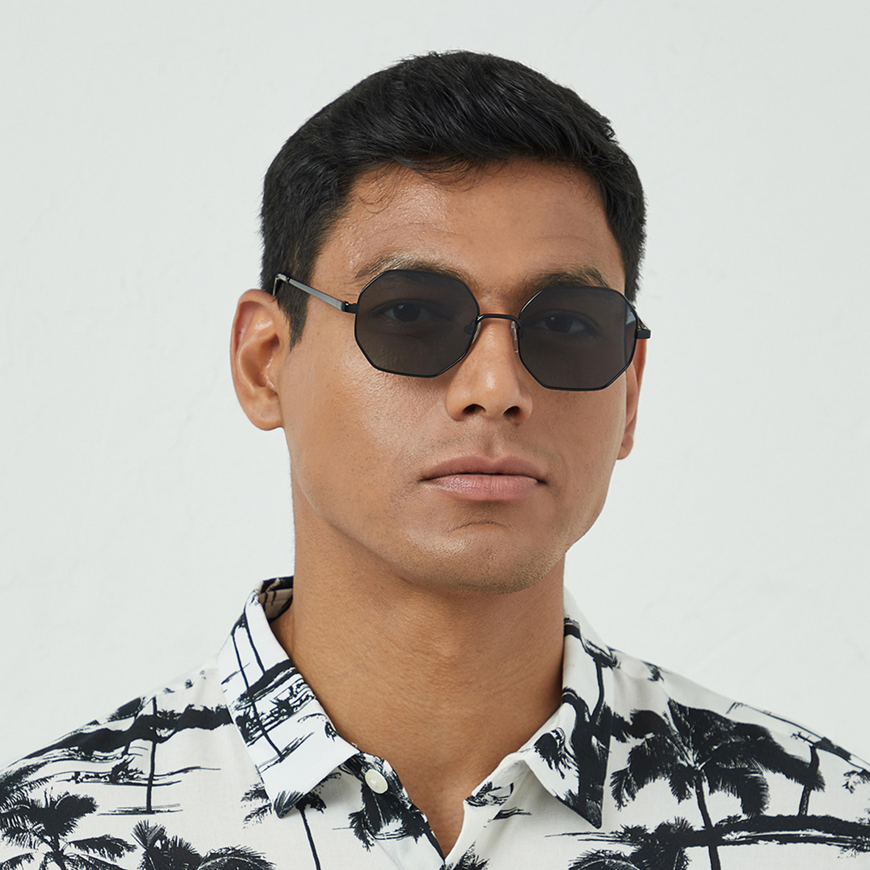 BlackOut FAMOUS  Black 53 mm Geometric Sunglasses -men-sunglasses-image-4