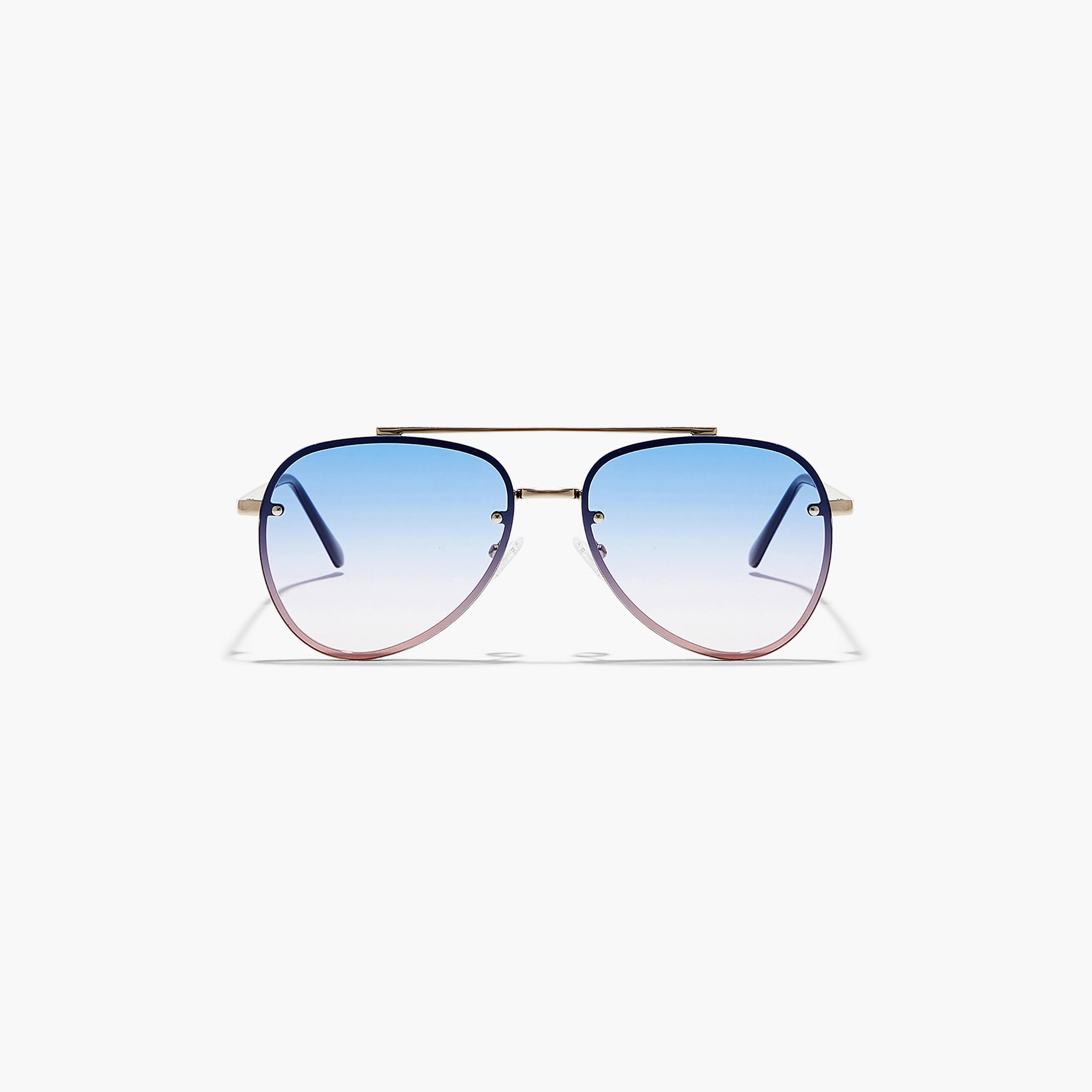 BlackOut GLAM  Blue Gradient 61 mm Aviator Sunglasses -women-sunglasses-image-2