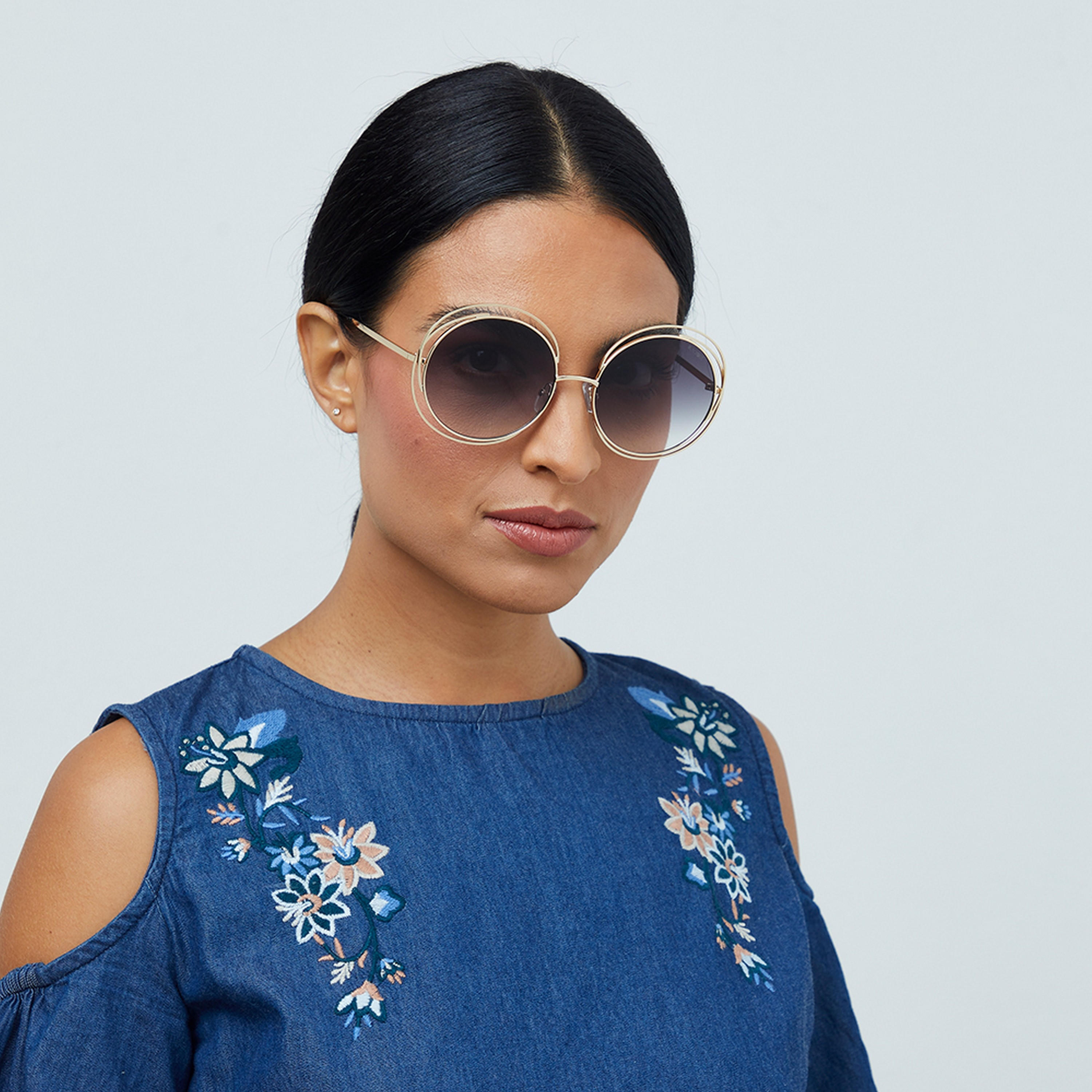 نظارة شمسية أرجوانية من بلاك أوت أمايا مع 57 مم ذات دائرية -women-sunglasses-image-4