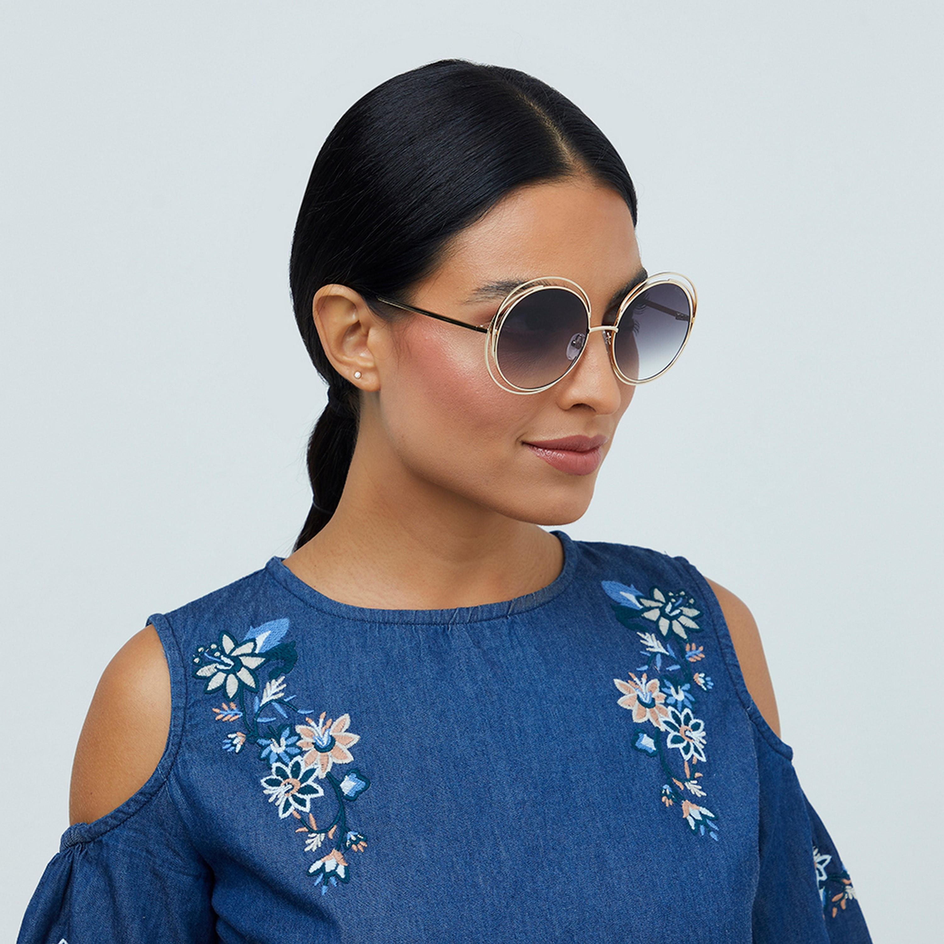 نظارة شمسية أرجوانية من بلاك أوت أمايا مع 57 مم ذات دائرية -women-sunglasses-image-5