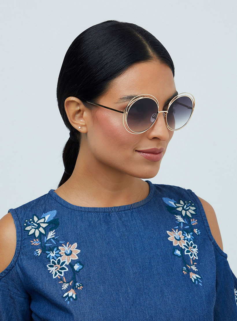 نظارة شمسية أرجوانية من بلاك أوت أمايا مع 57 مم ذات دائرية -women-sunglasses-image-5