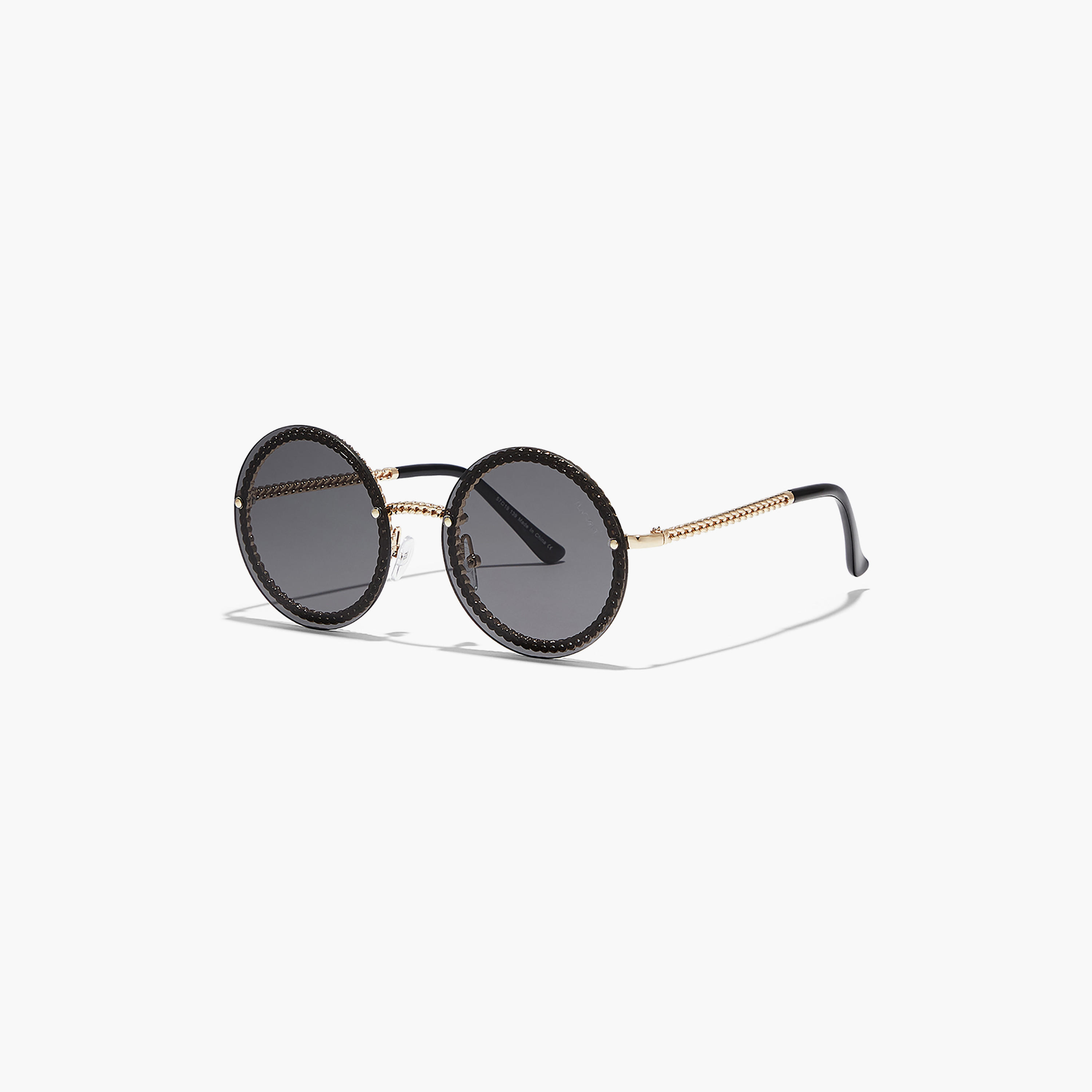 BlackOut RISE  Black 57 mm Round Sunglasses -women-sunglasses-image-1