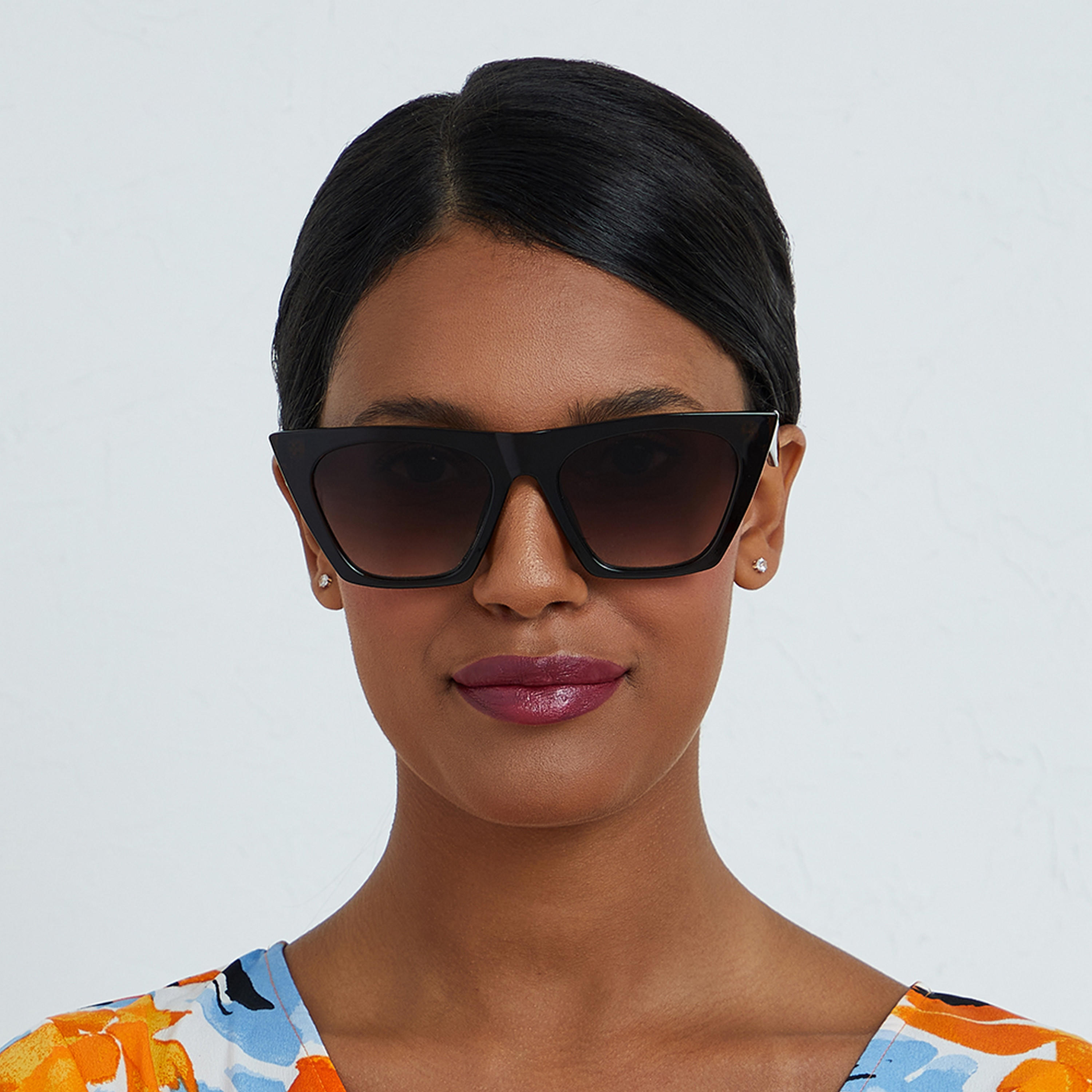نظارة شمسية وبنية ذات كات آي من بلاك أوت ليبرتي مع 54 مم -women-sunglasses-image-4