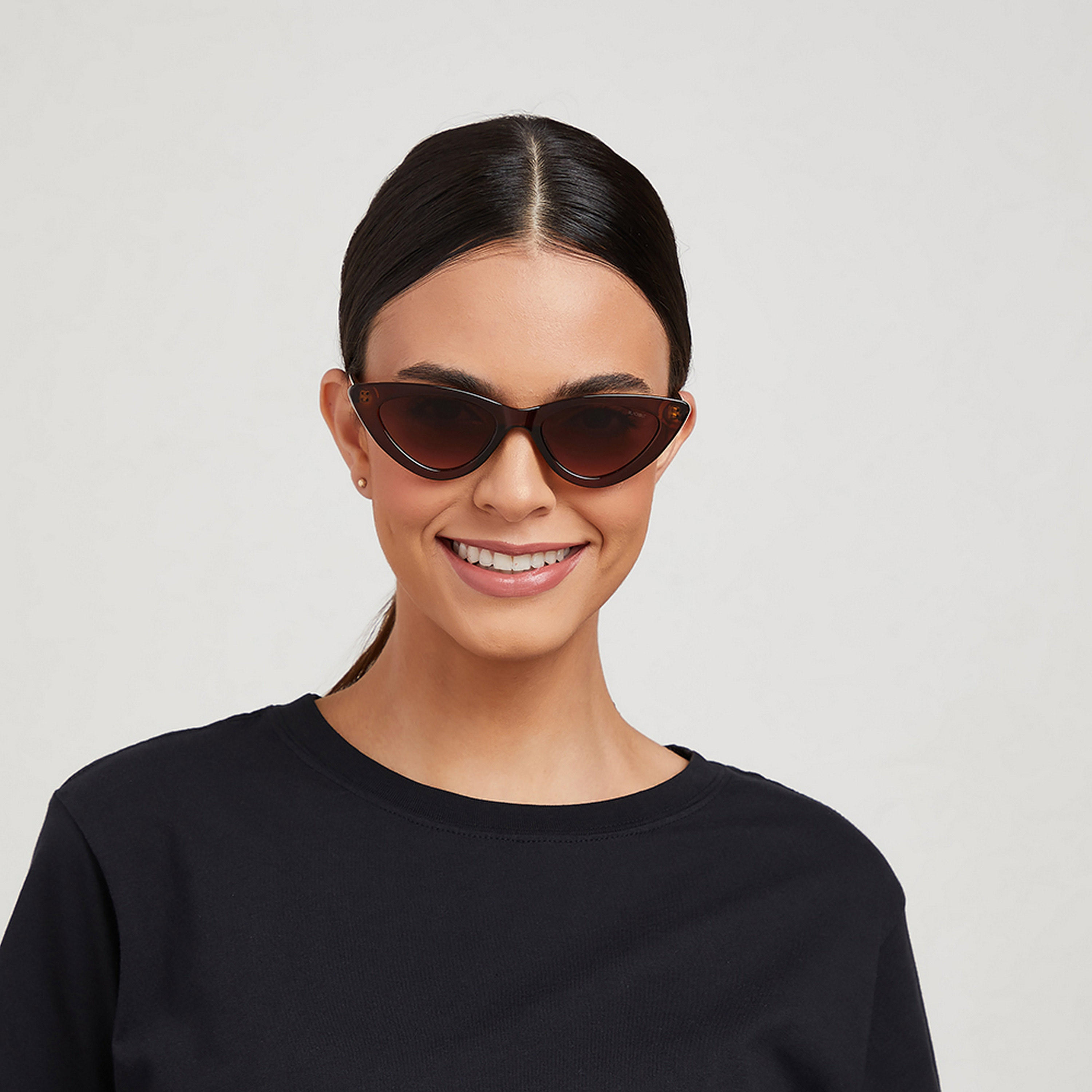 BlackOut GWEN Brown 52 mm Cat Eye Sunglasses -women-sunglasses-image-5